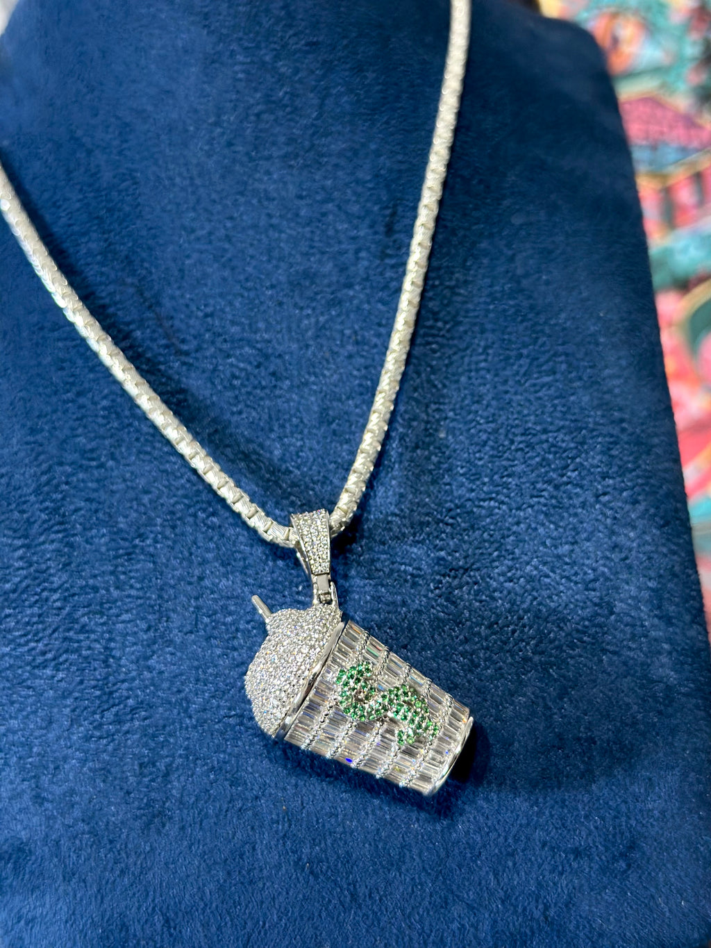 Dije Vaso Dinero Plata .925