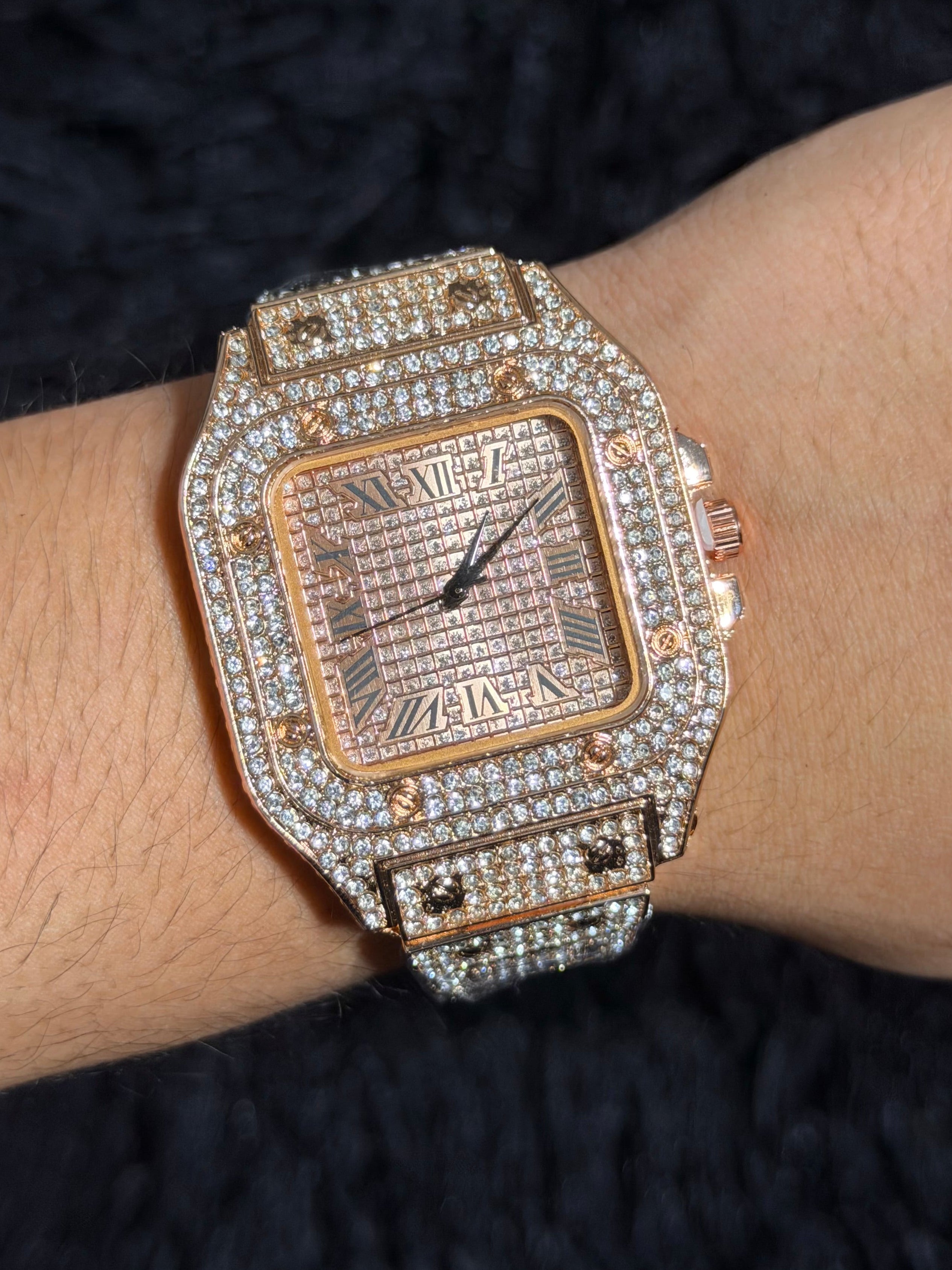 Reloj ICED Santos Eco Rose Gold