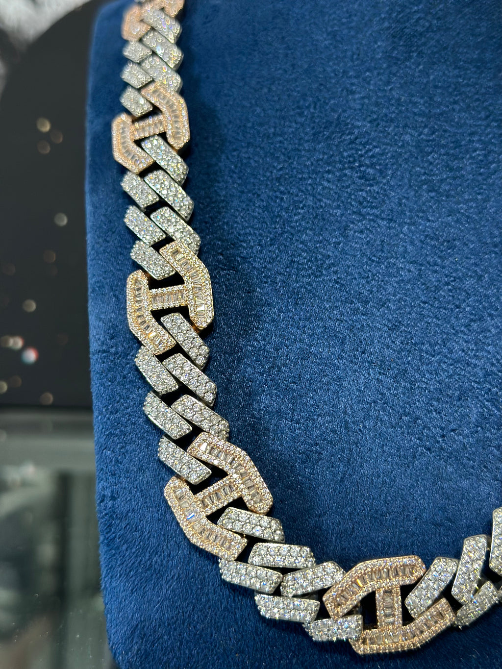 Cadena Gucci Bitono Laminado 18k