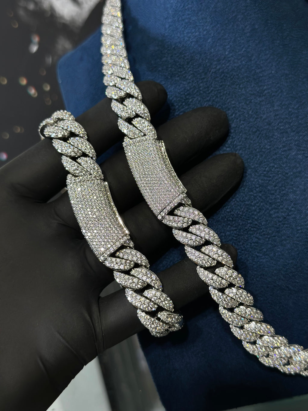 Pulsera Cubana Curva Laminado 18k