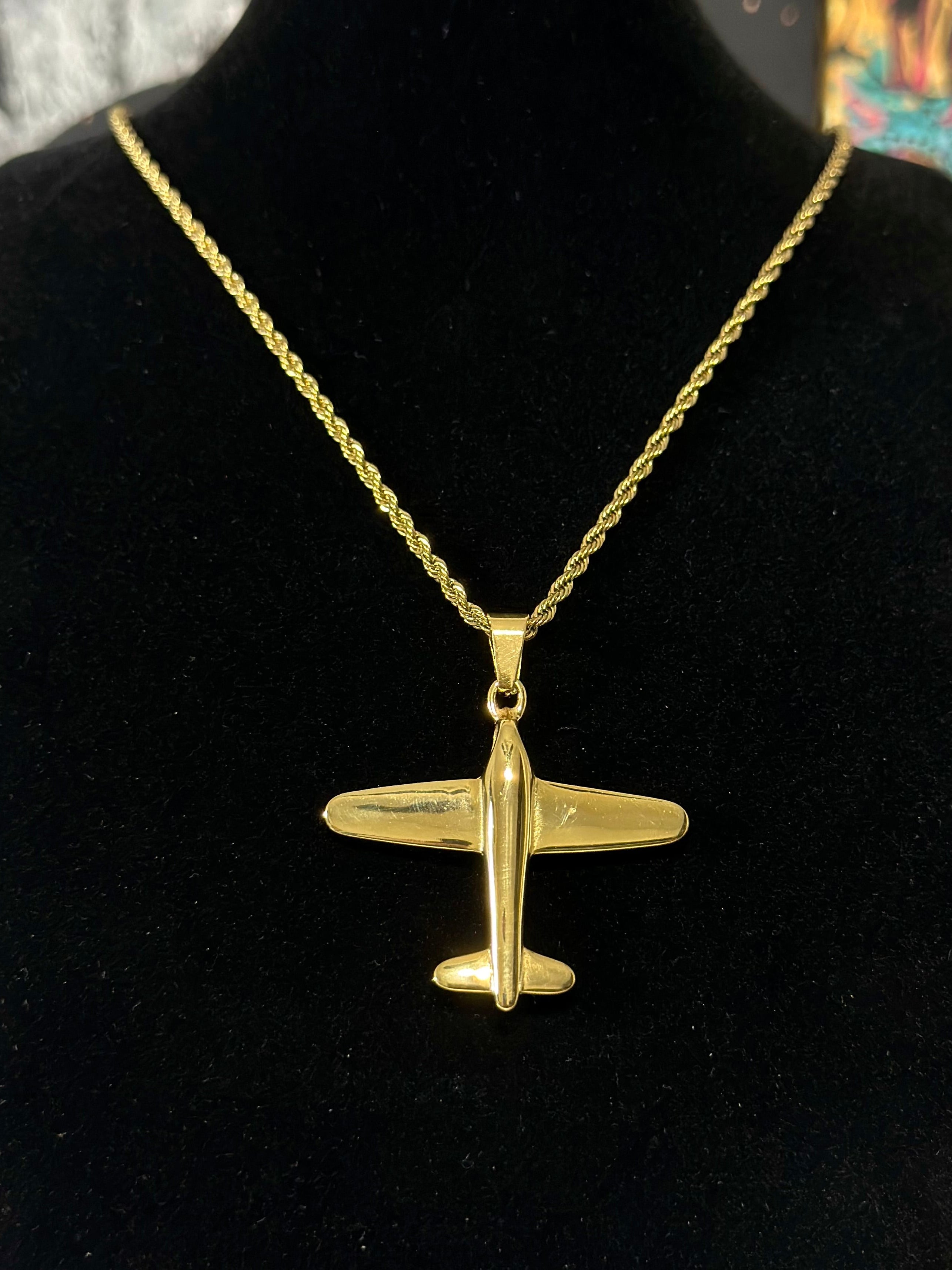 Dije Avioneta Acero