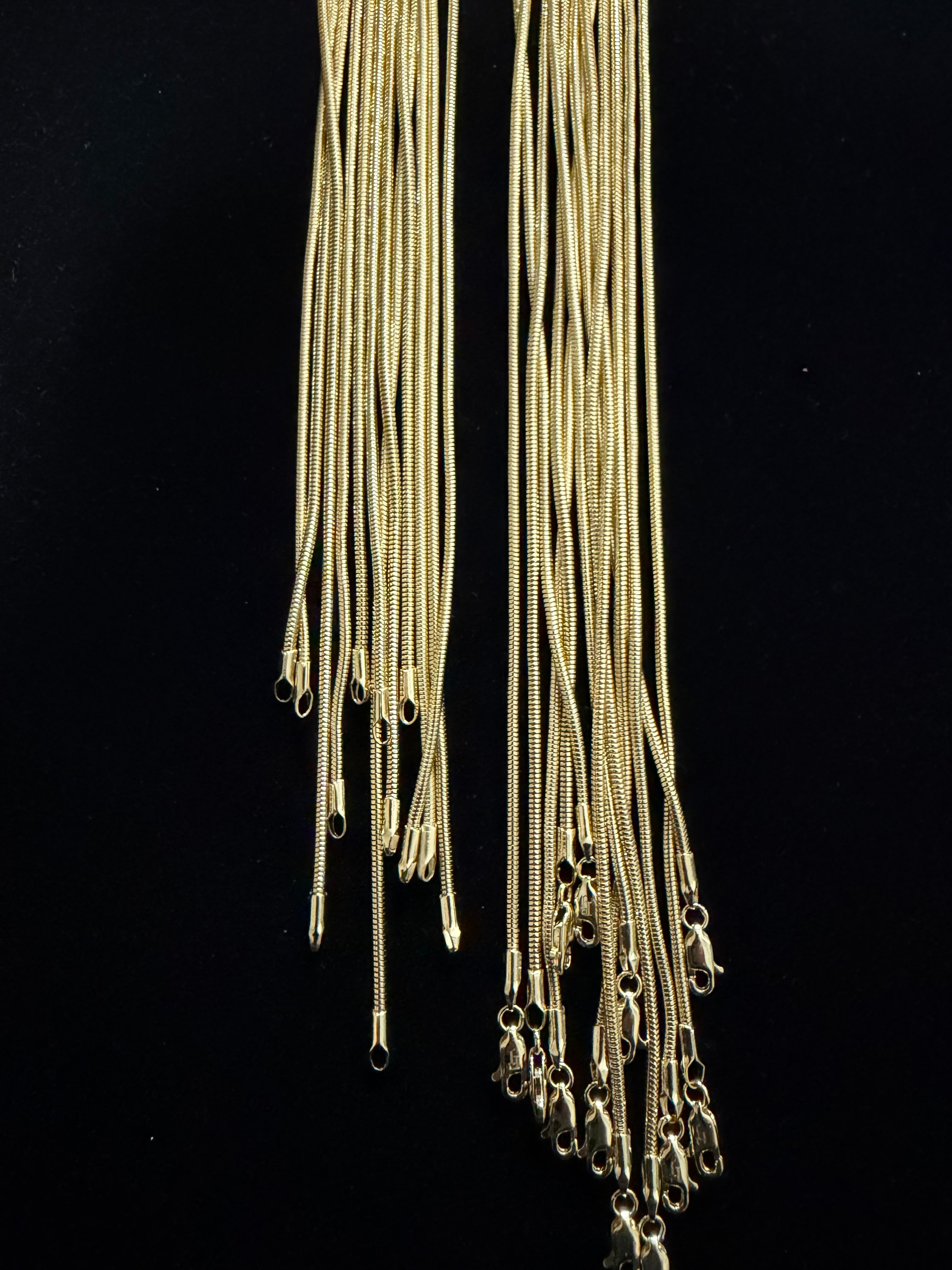 Cadena Snake 2mm Oro Laminado