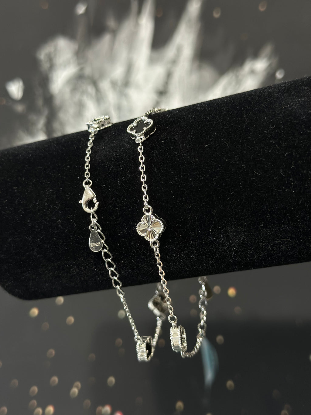 Pulsera VC 5 trébol Plata .925