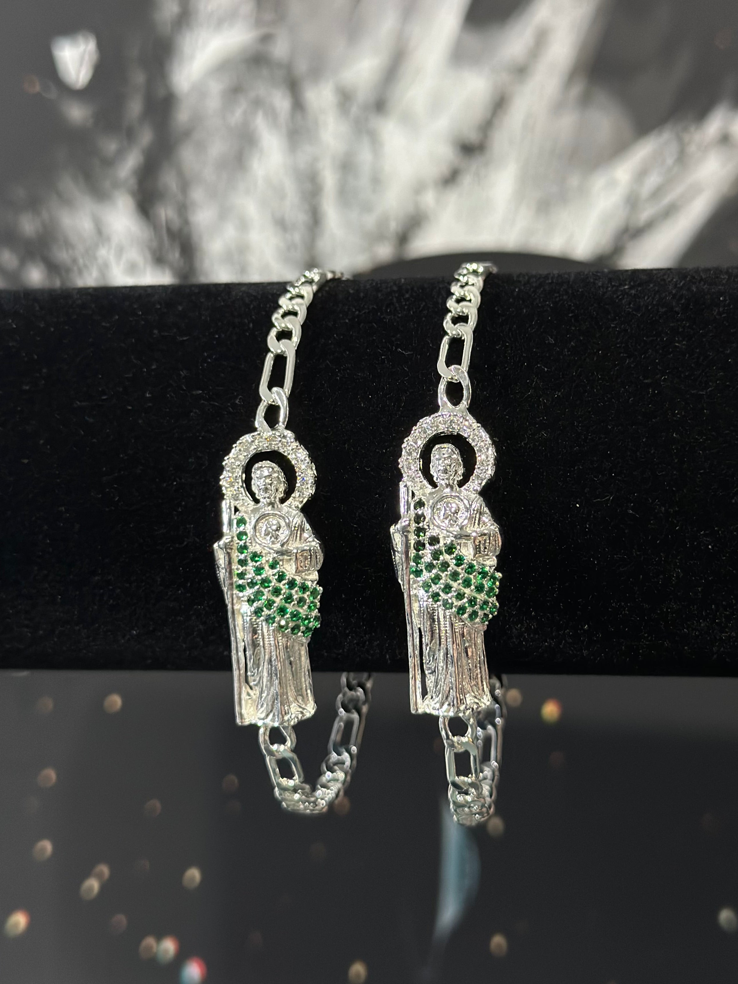 Pulsera San Judas Plata .925