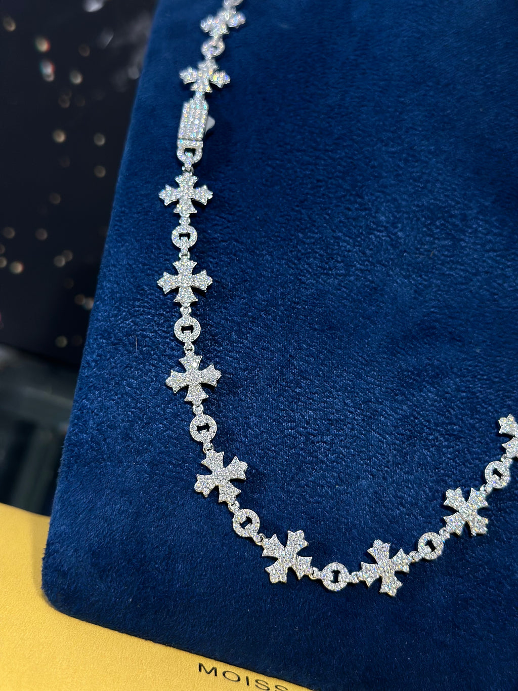 Cadena Diamond Cross VVS1