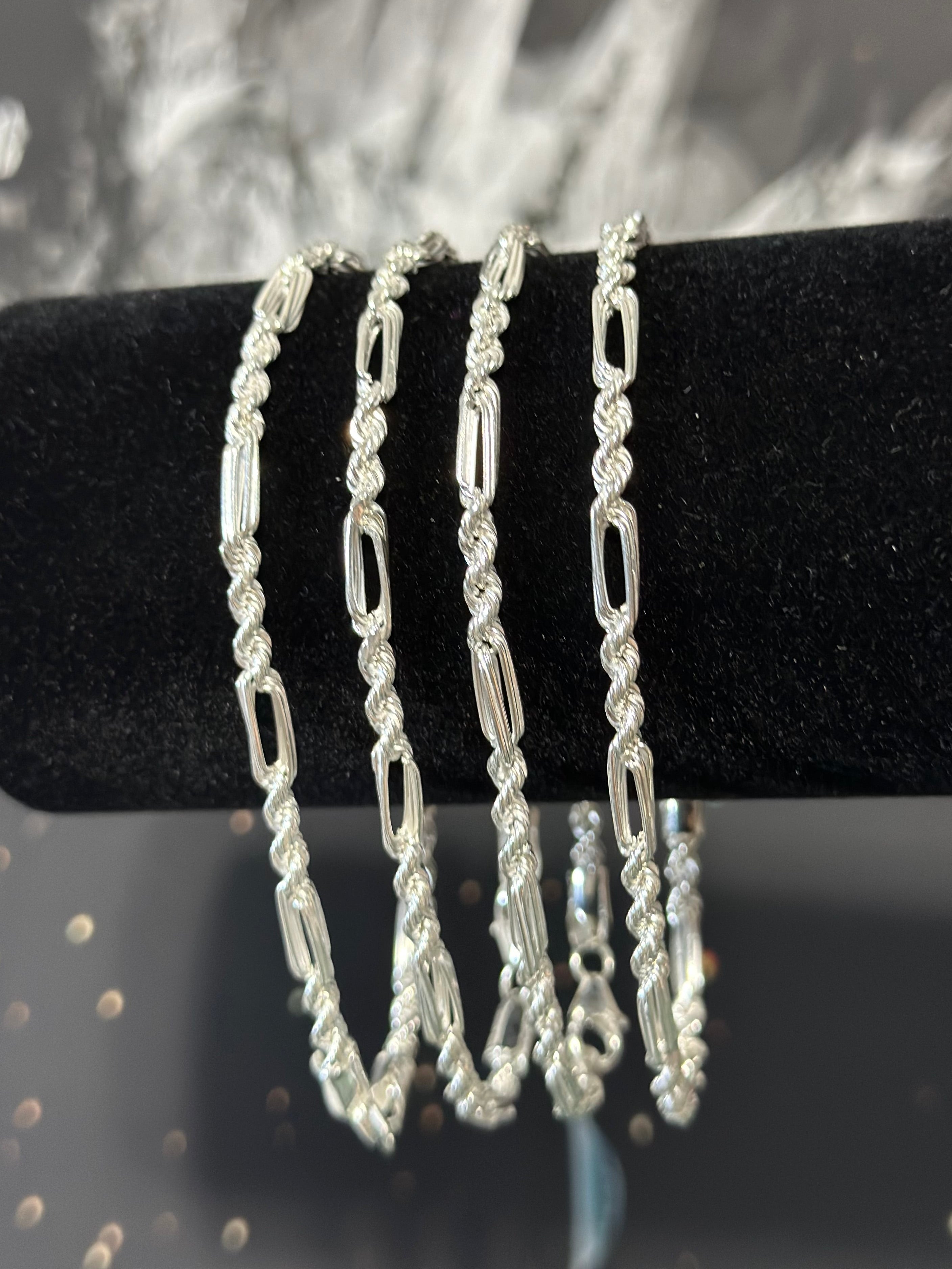 Pulsera Torzal Fígaro Plata .925