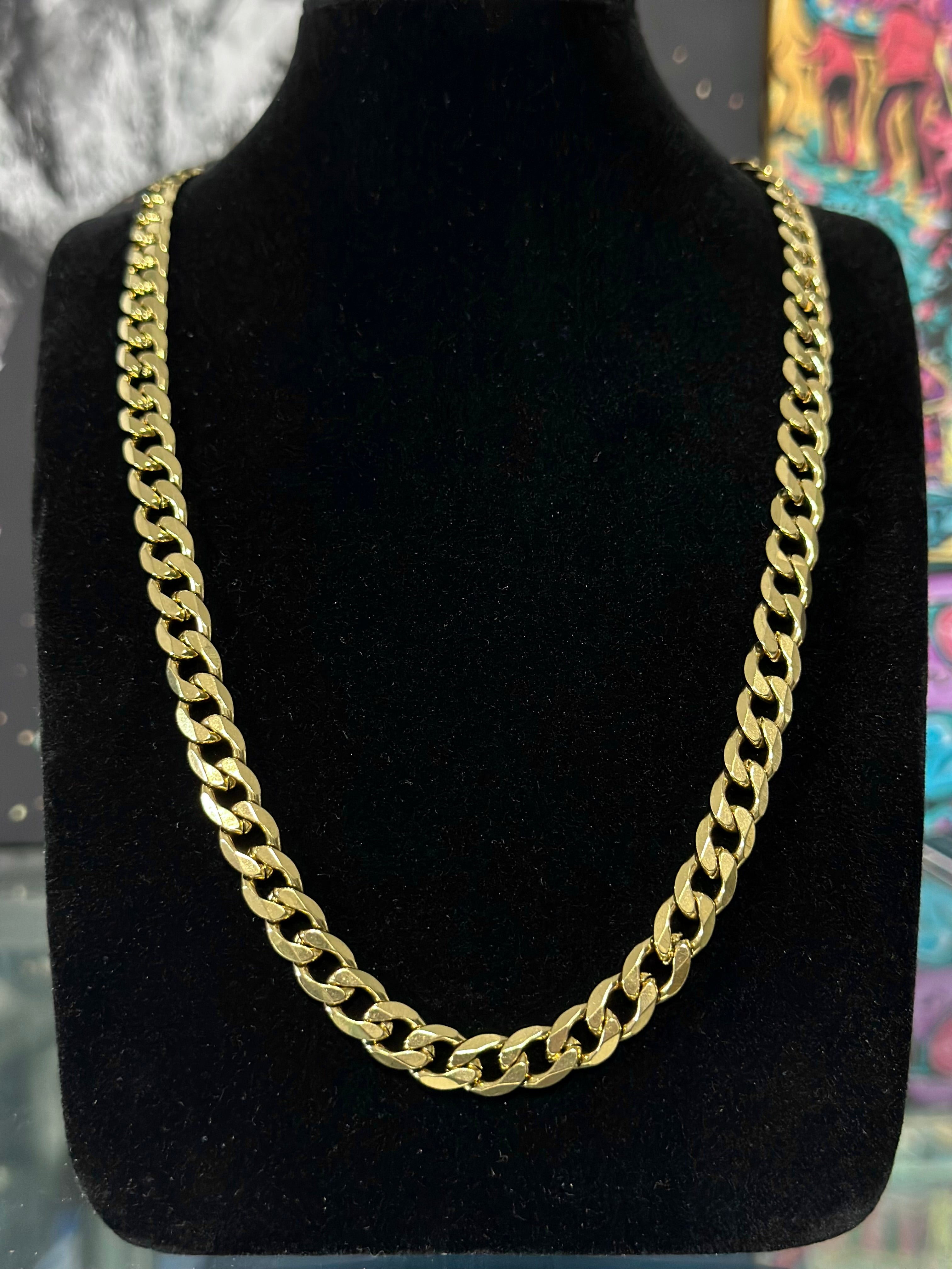 Cadena Cubana 8mm Acero