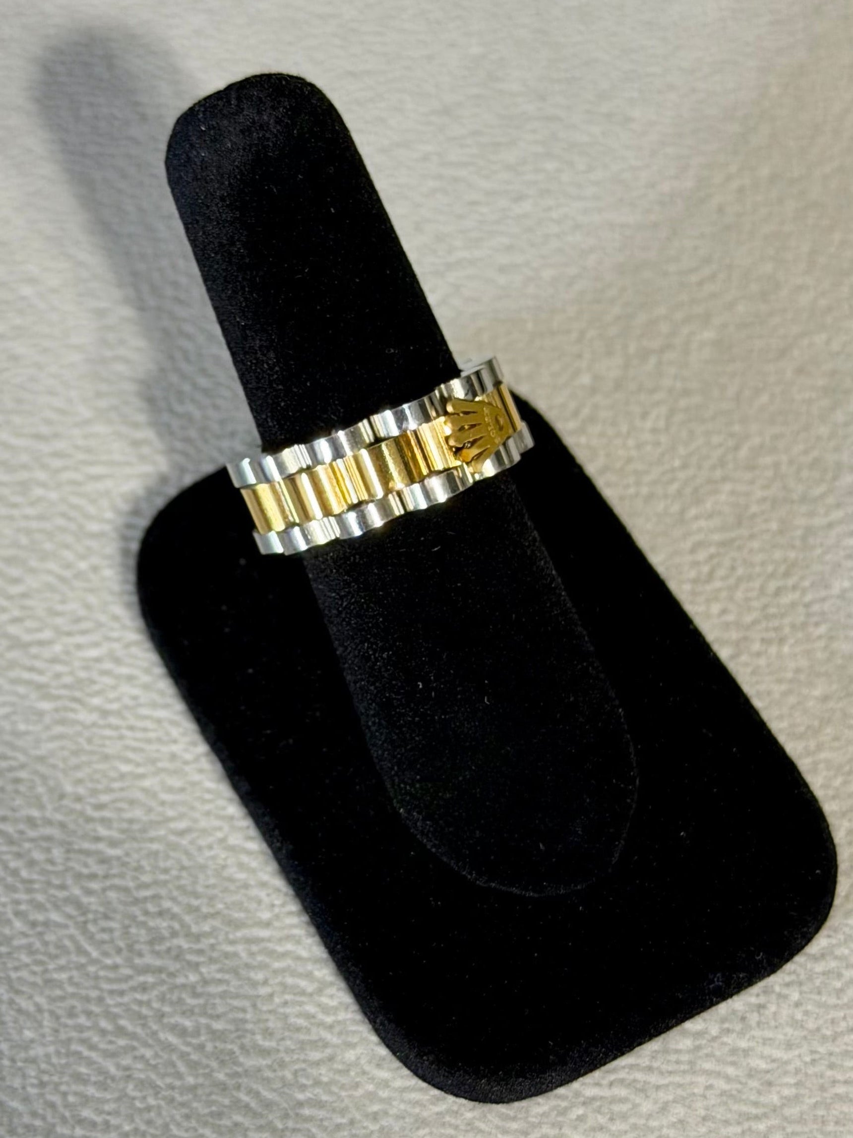 Anillo RLX Corona Bitono Acero