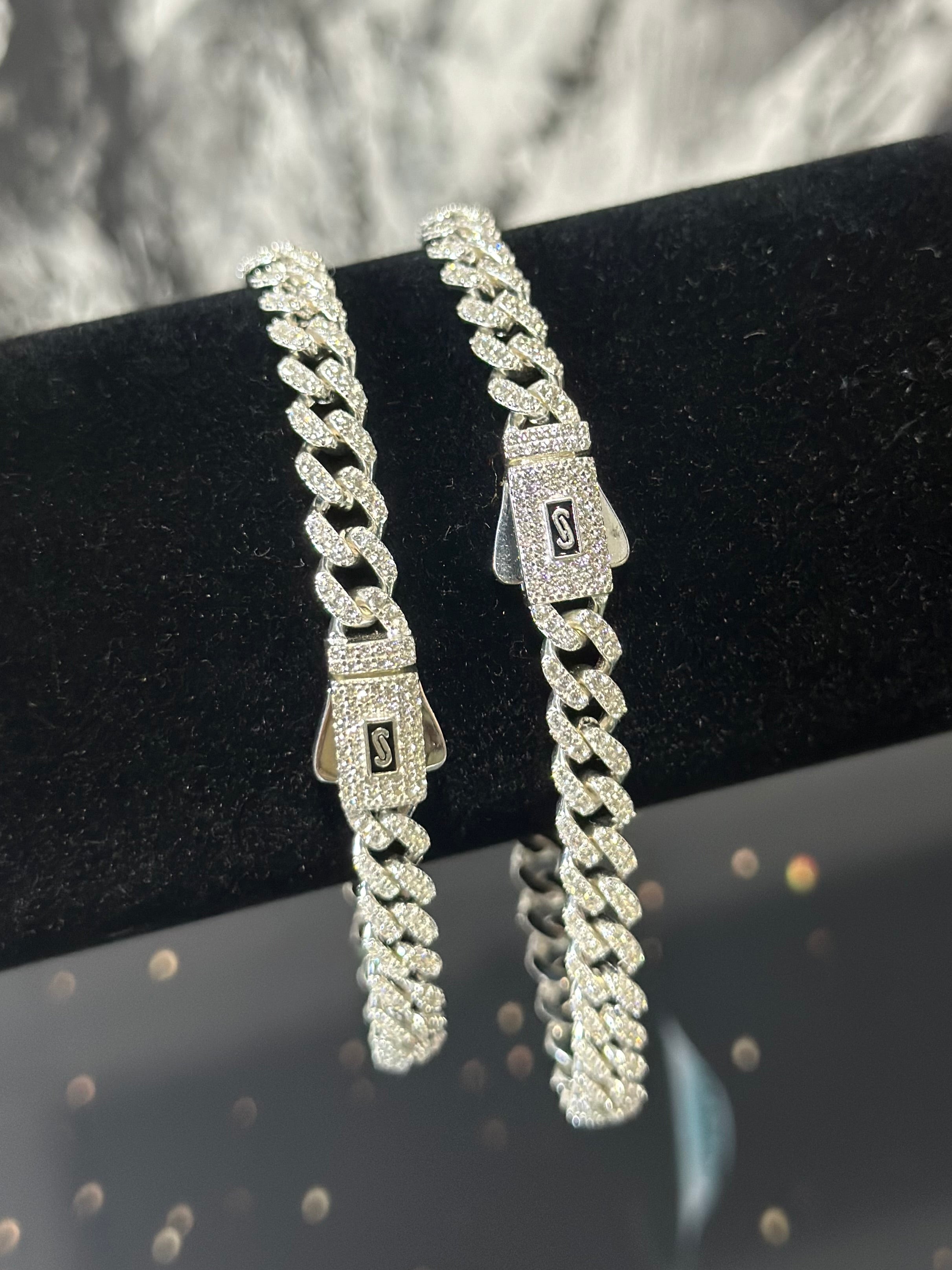 Pulsera Monaco Full Plata .925