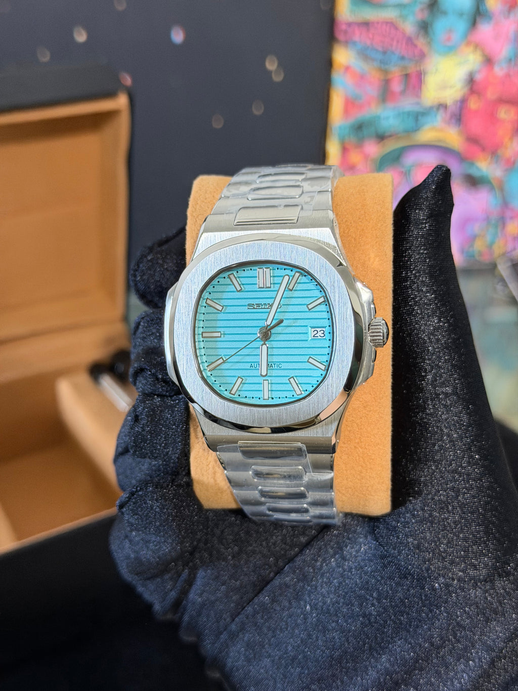 Nautilus Tiffany - Seiko Mod