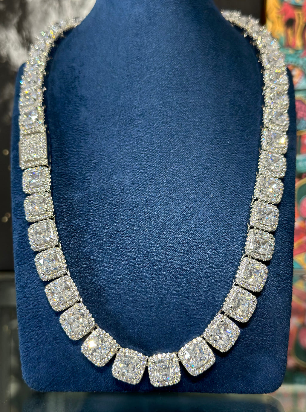 Cadena Tennis Jumbo Laminado 18k