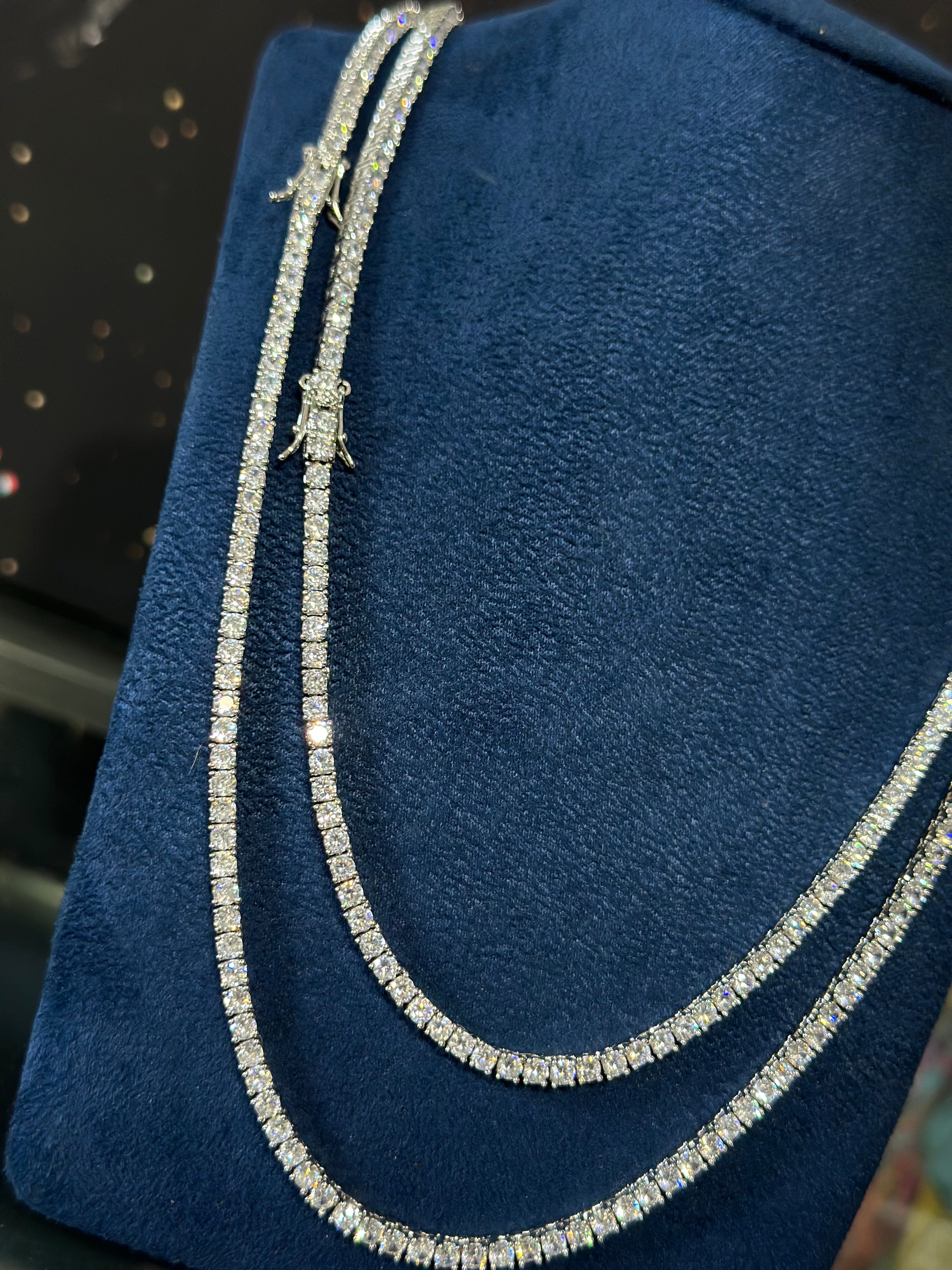 Cadena Tennis Laminado 18k