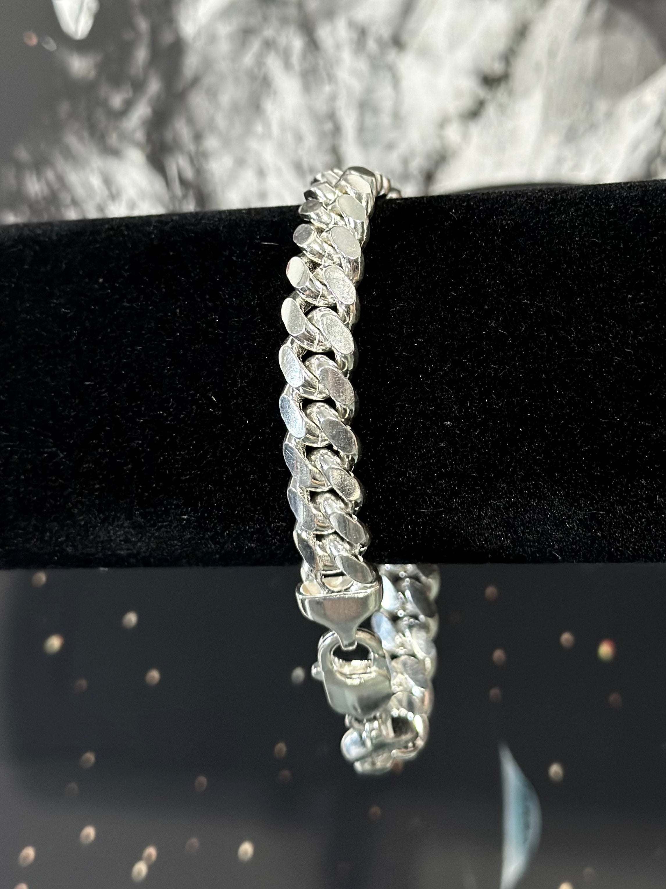 Pulsera Cubana Heavy Plata .925