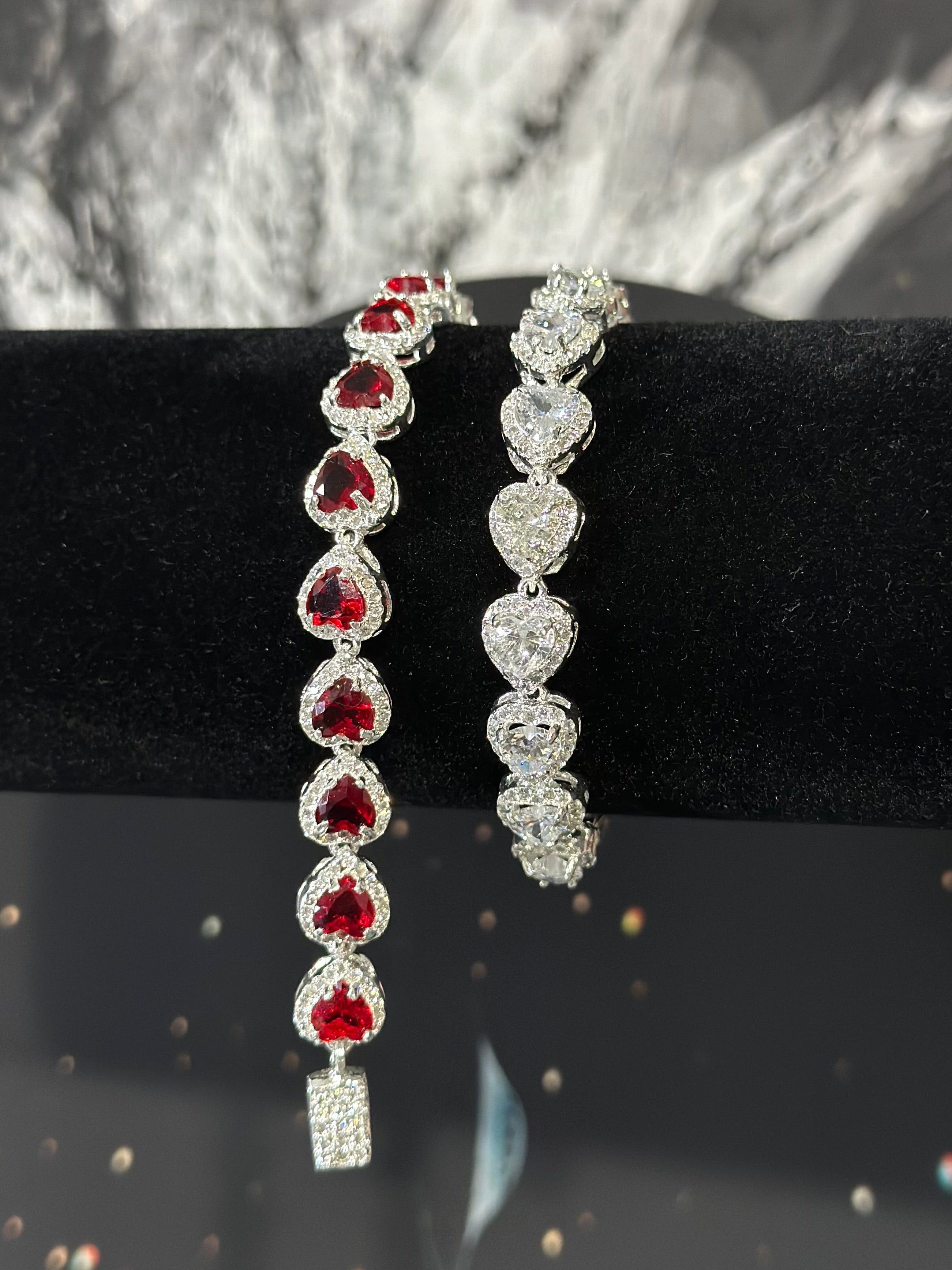 Pulsera Corazones Juntos Plata .925