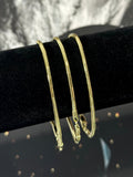Pulsera Snake 2.4mm Oro Laminado