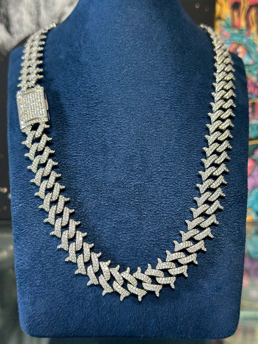 Cadena Spikes Laminado 18k