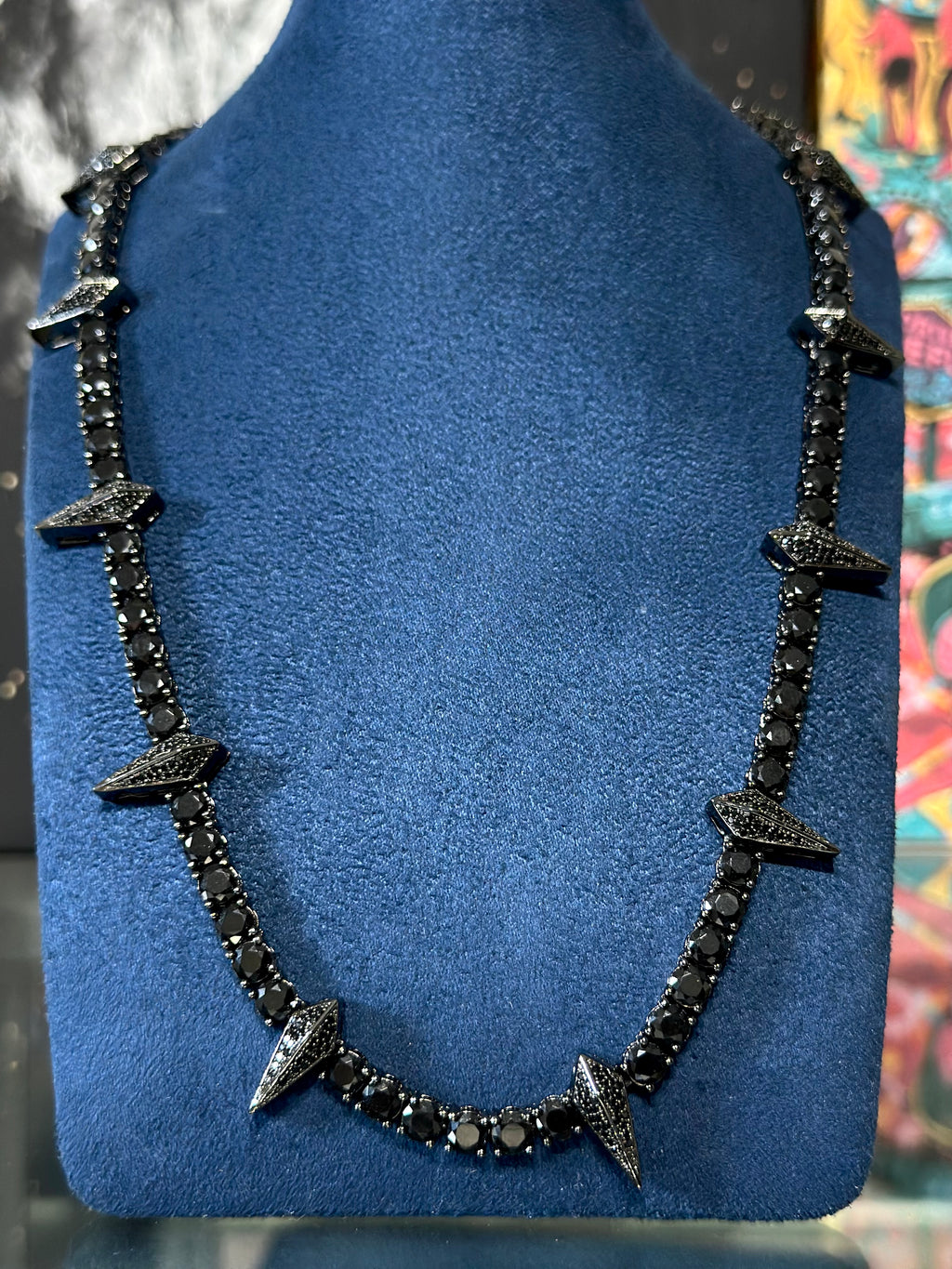 Cadena Tennis Panther Laminado 18k