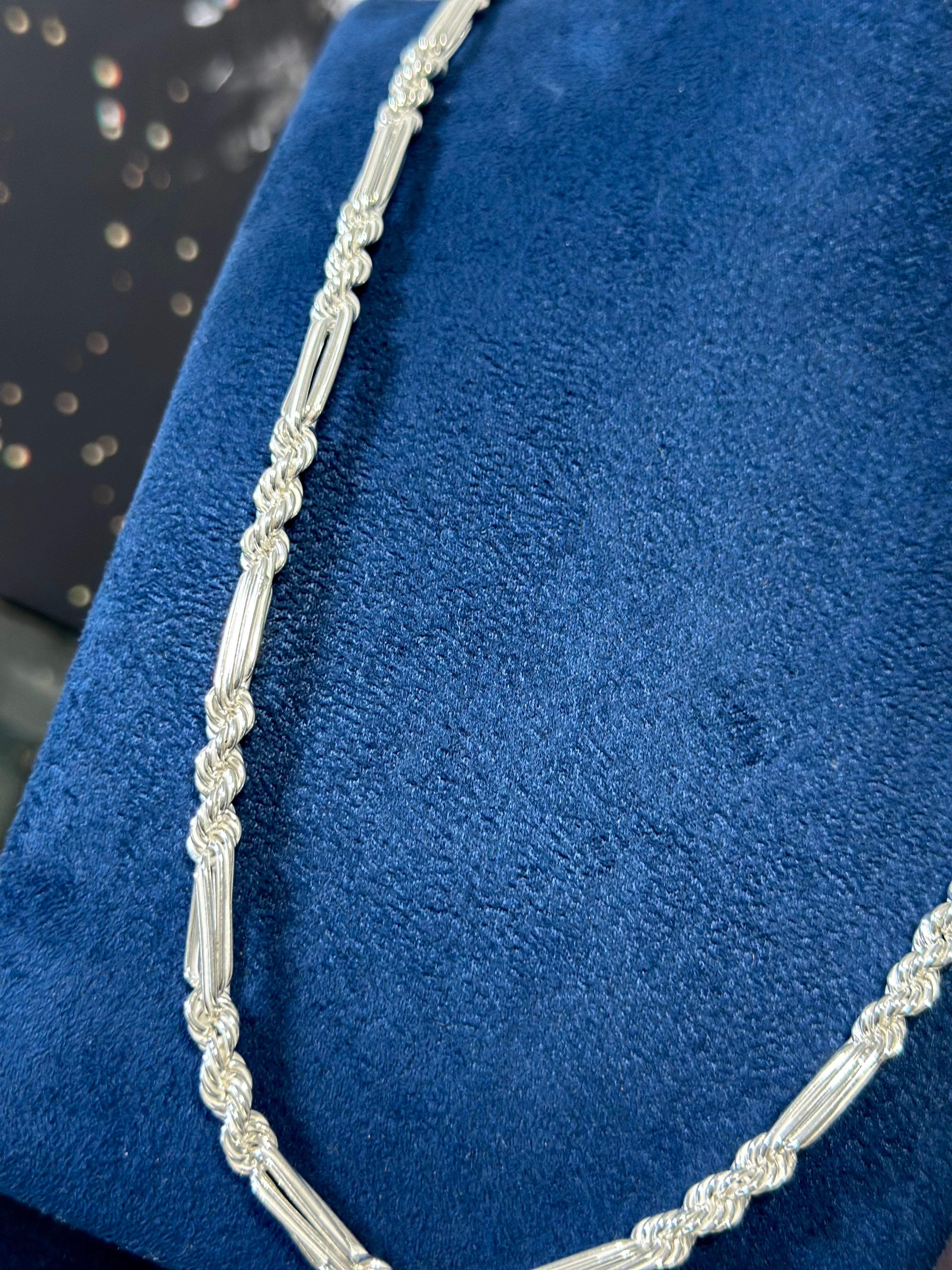 Cadena Torzal Fígaro Plata .925