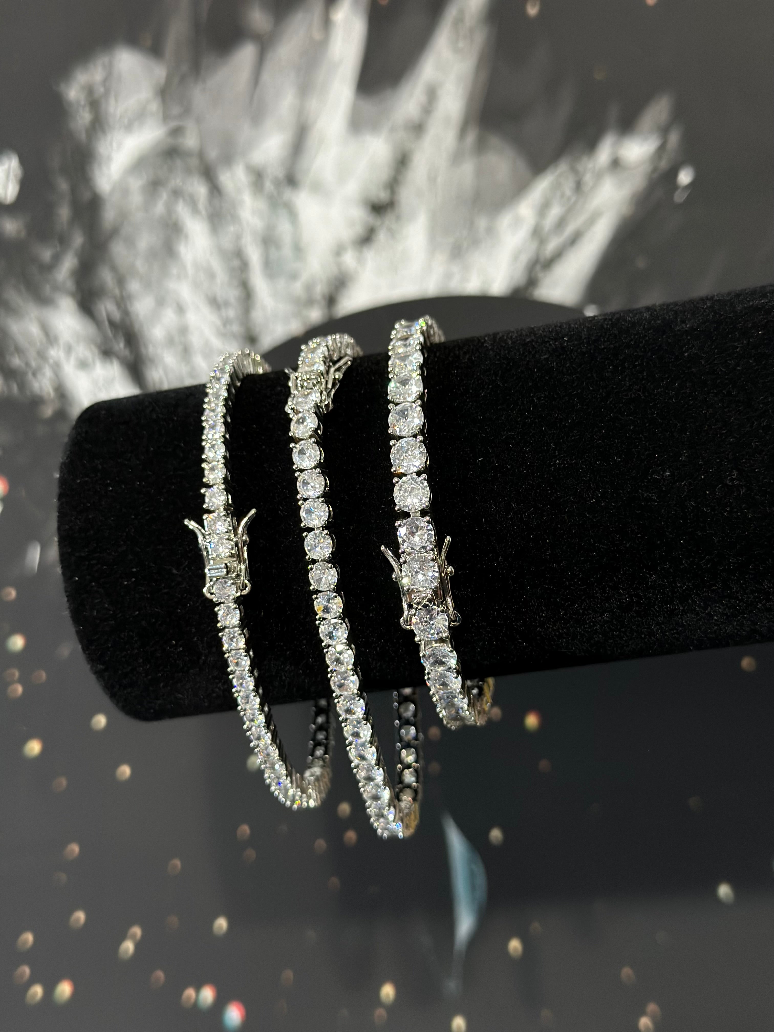 Pulso Tennis Laminado 18k