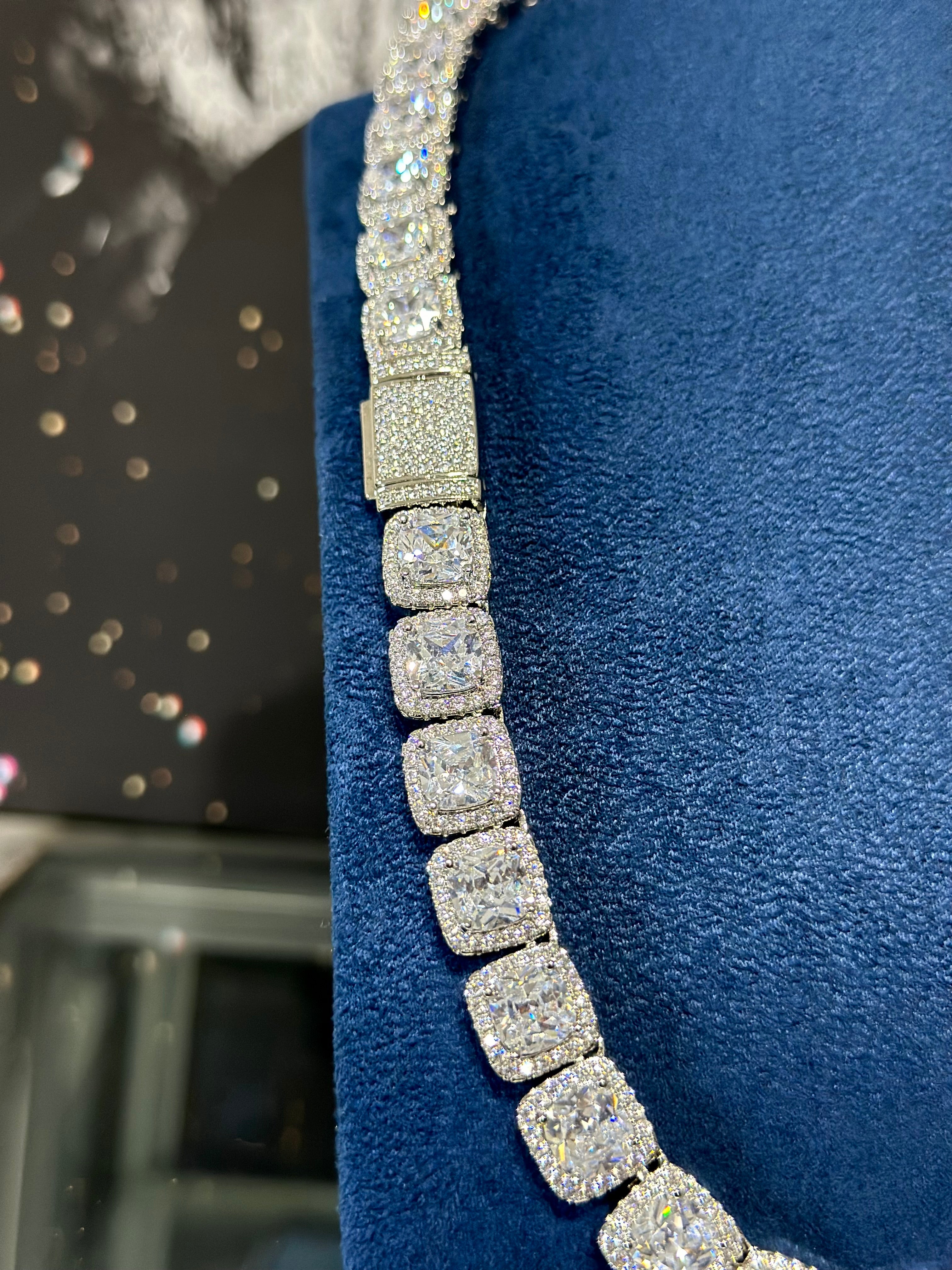 Cadena Tennis Jumbo Laminado 18k