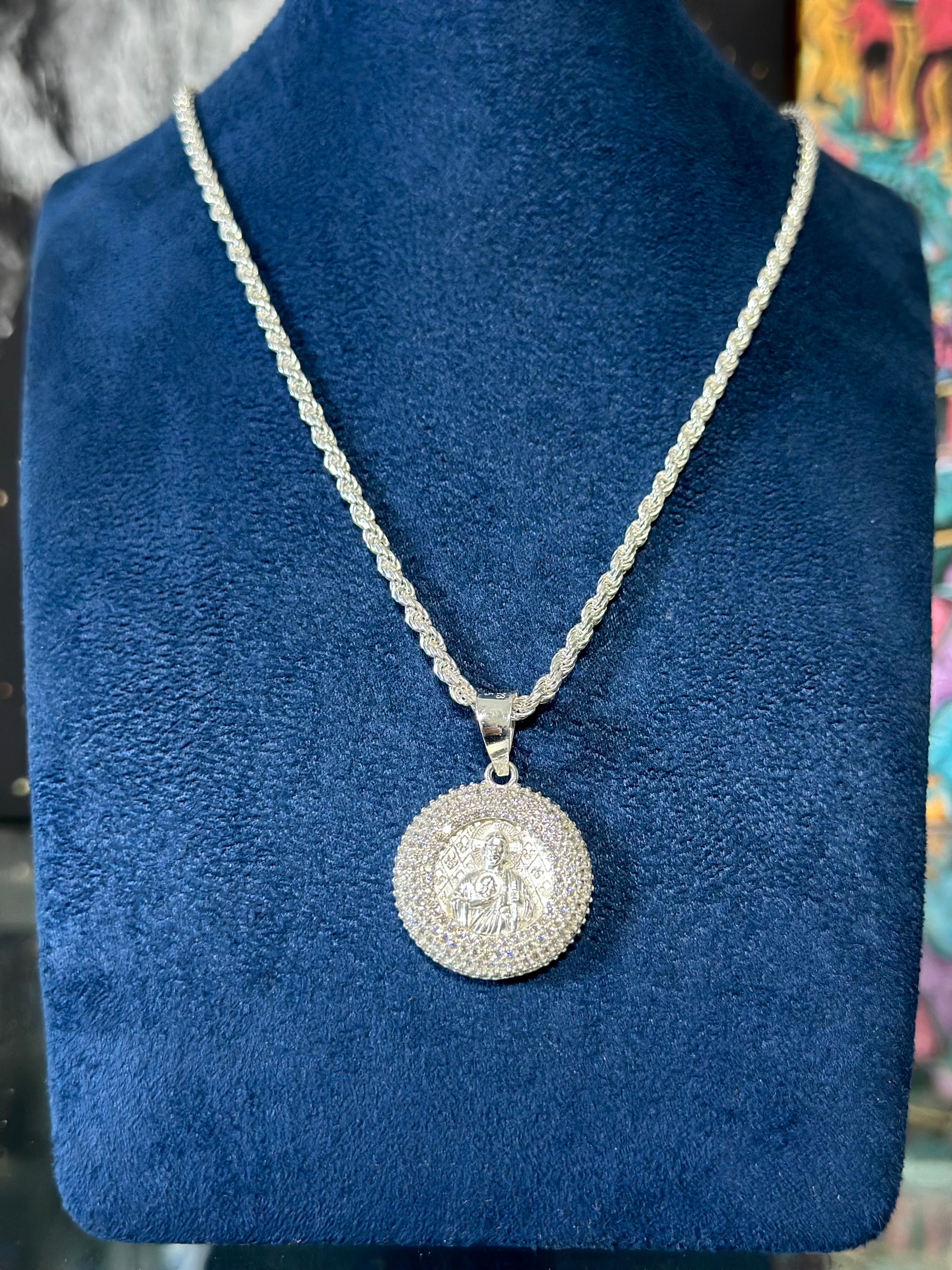 Dije Medalla San Judas Plata .925