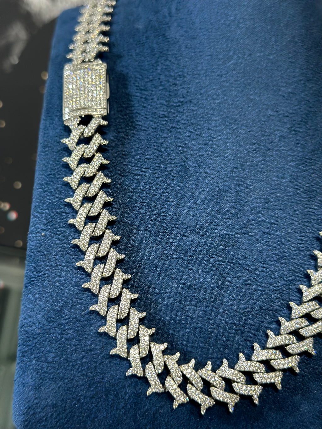 Cadena Spikes Laminado 18k