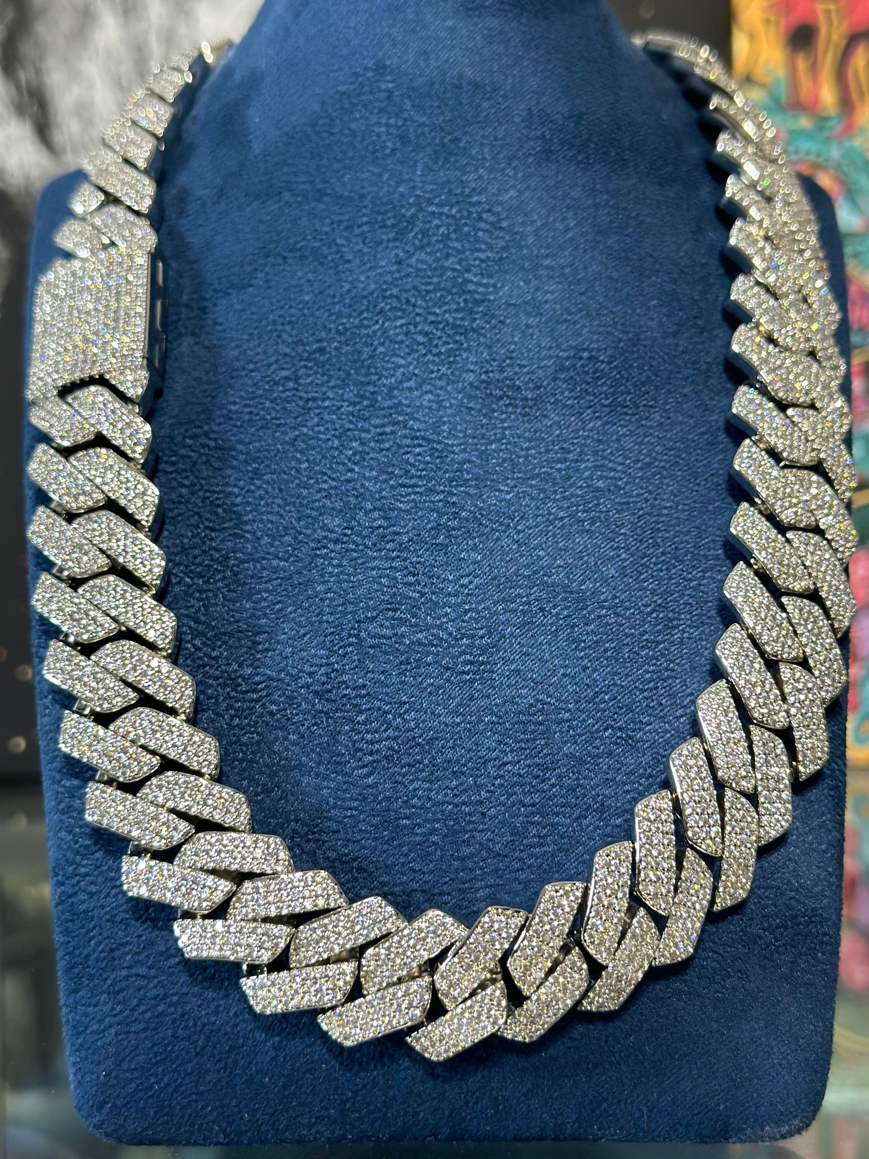 Cadena Cubana 20mm Laminado 18k