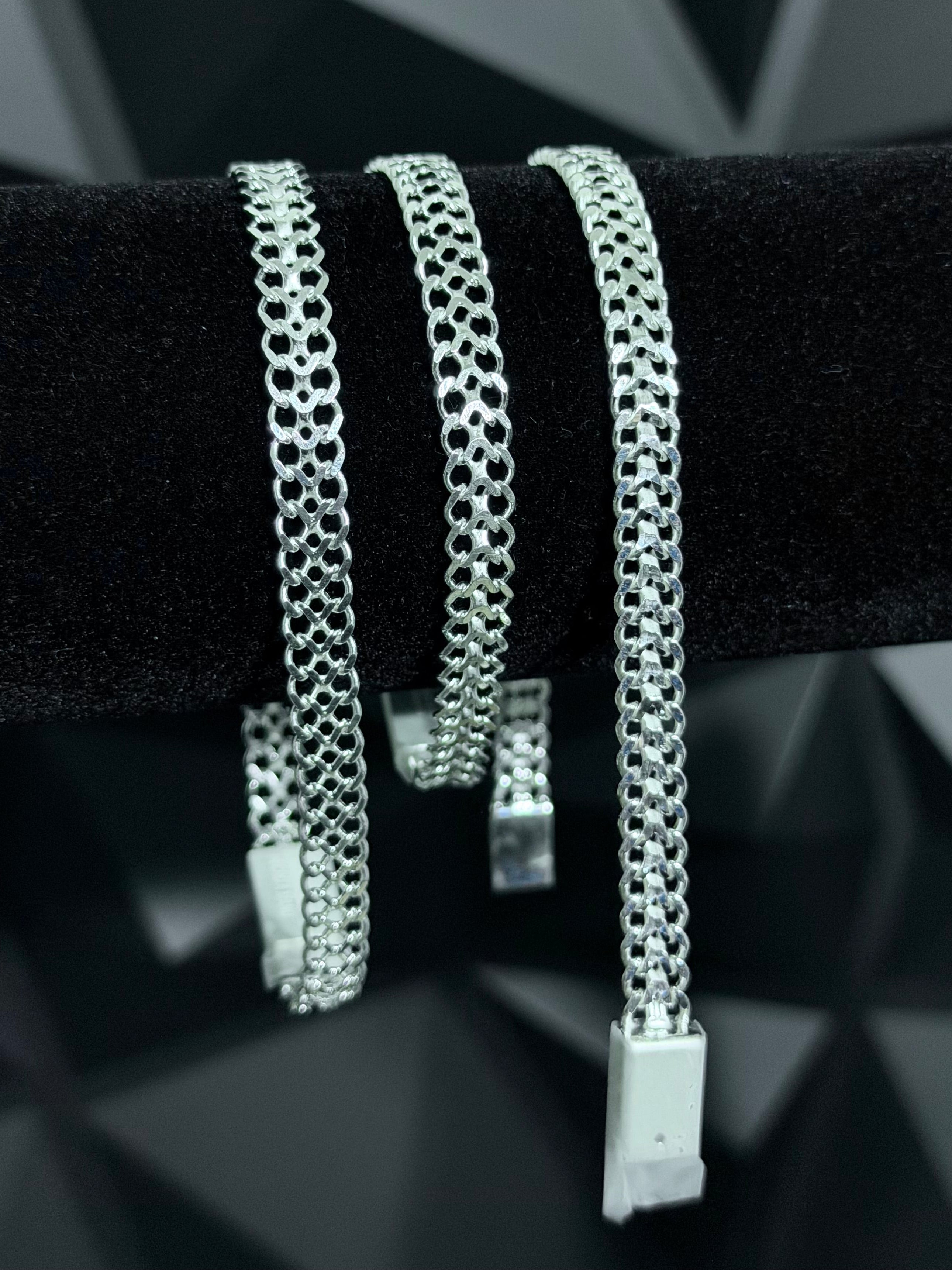 Pulsera Petatillo 7mm Plata .925