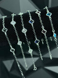 Pulsera Trébol VC tipo “Van Cleef” Chica Plata .925
