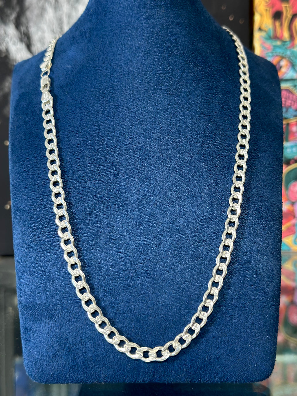 Cadena Barbada Plata .925