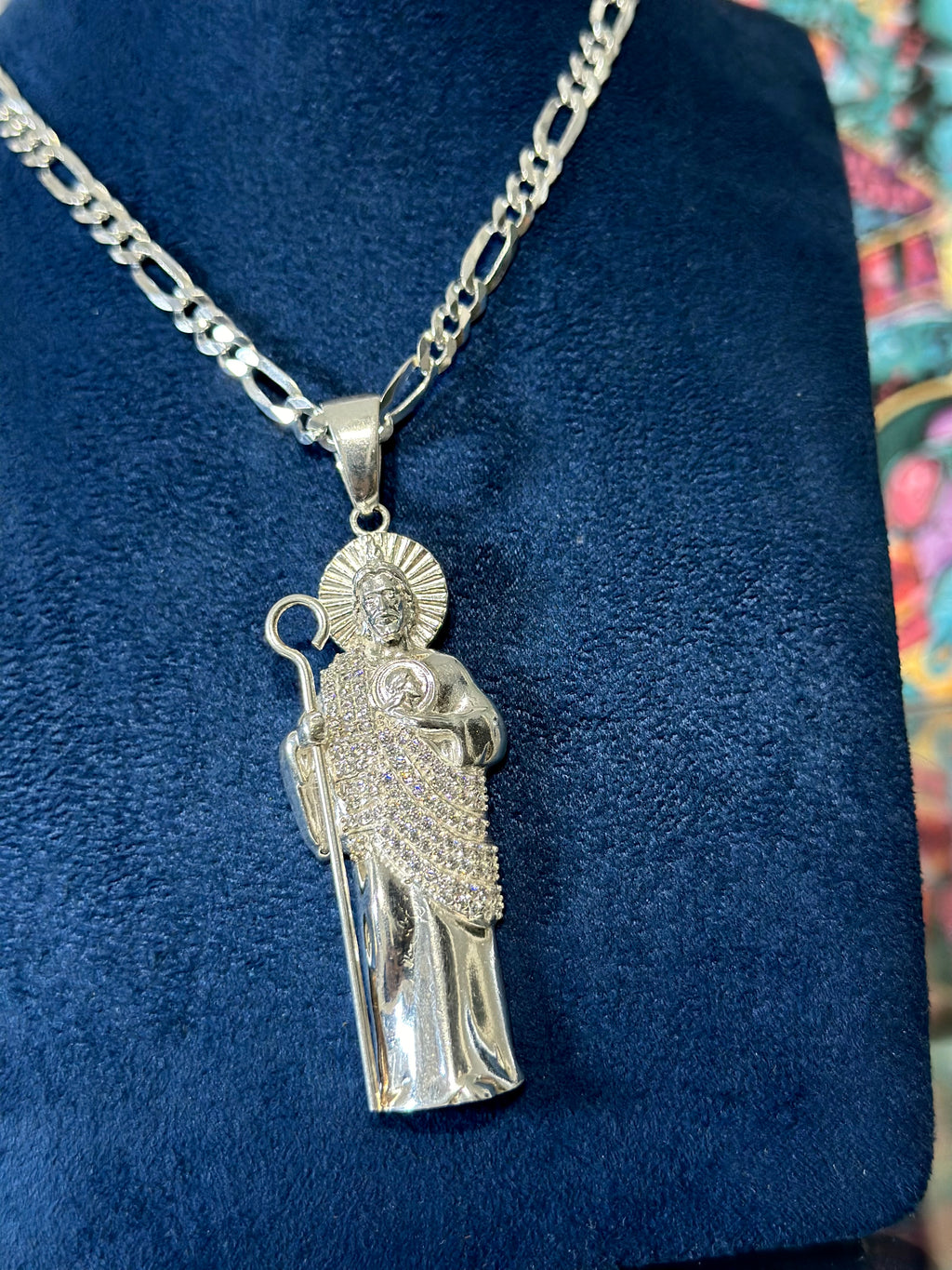 Dije San Judas Bulto Plata .925