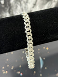 Pulsera Cubana 9mm Plata .925