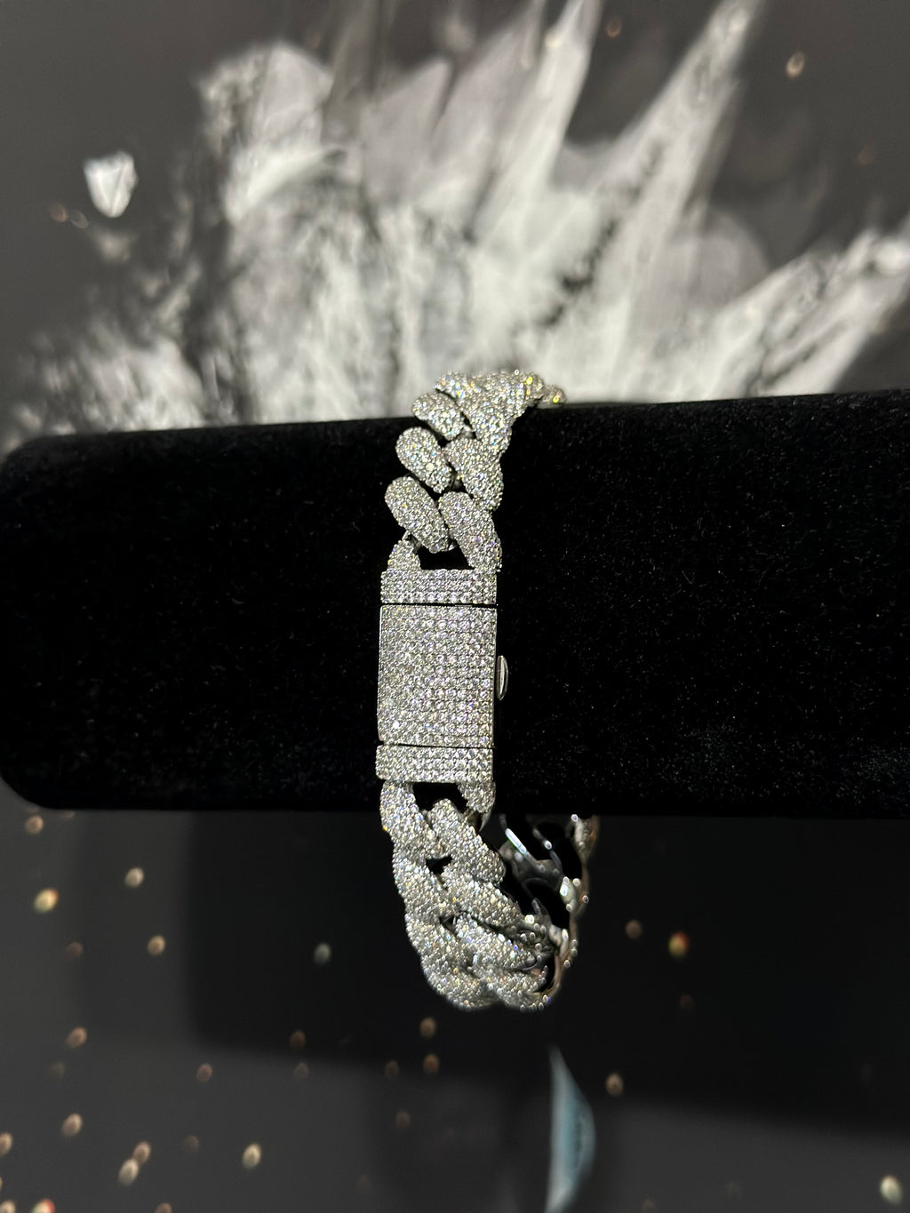 Pulsera Cubana Bubble Laminado 18k