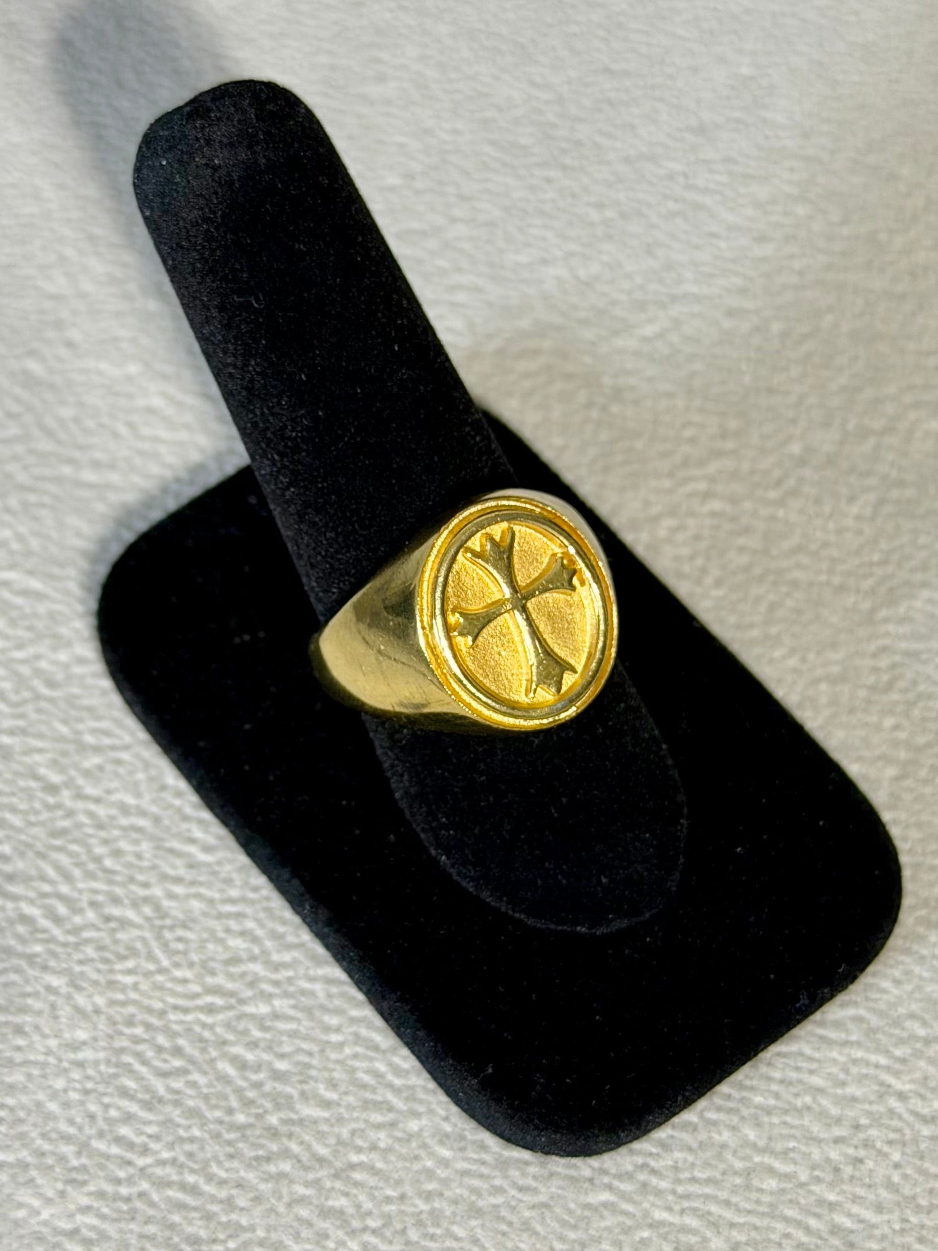 Anillo Cruz Acero