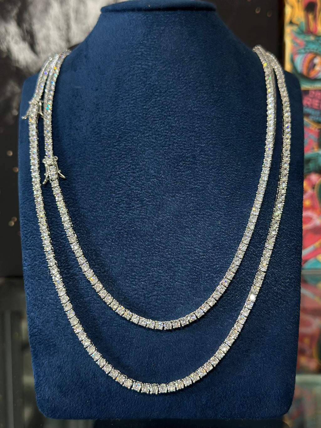 Cadena Tennis Laminado 18k