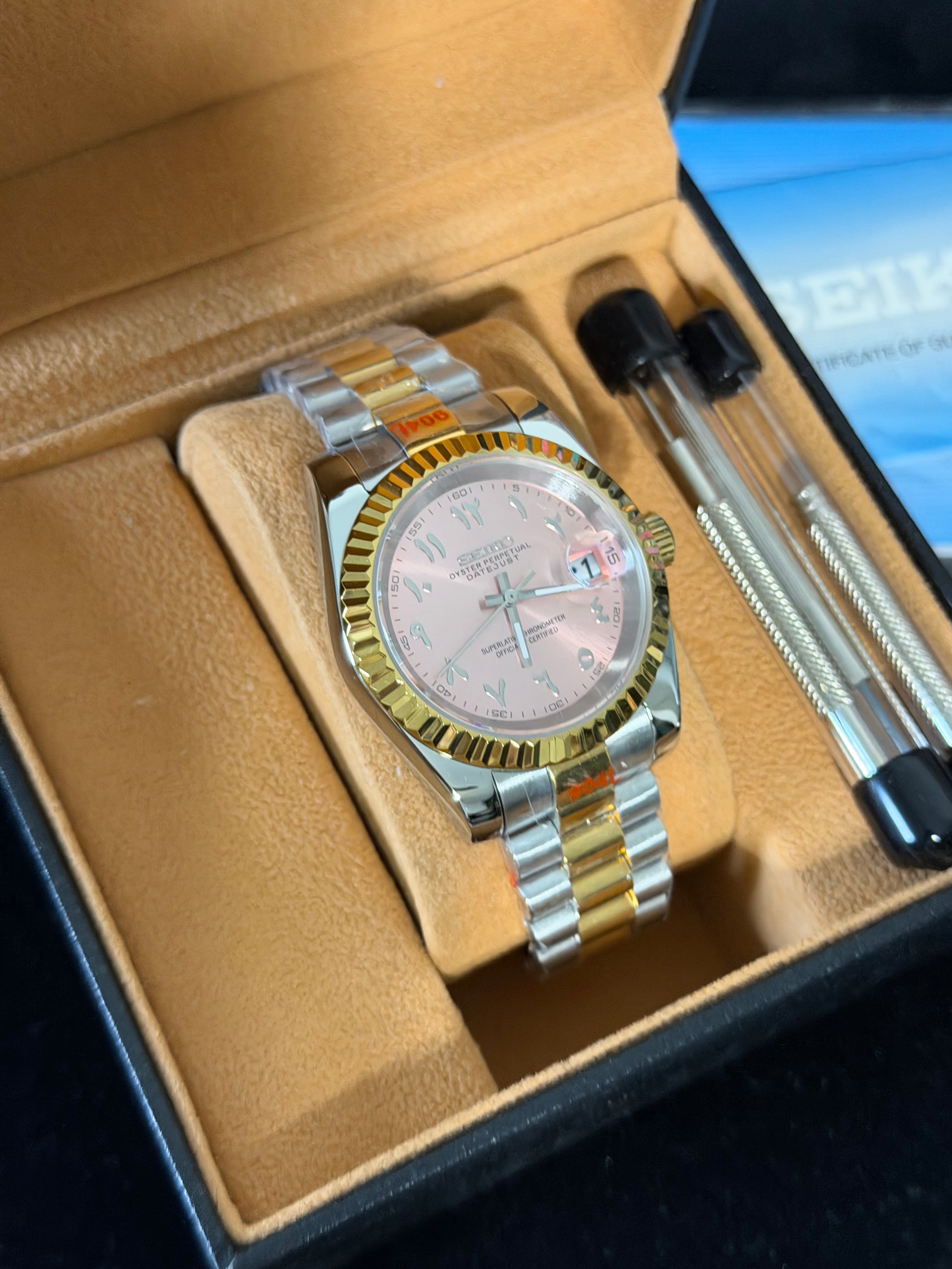 Datejust Arabic Two Tone - Seiko Mod