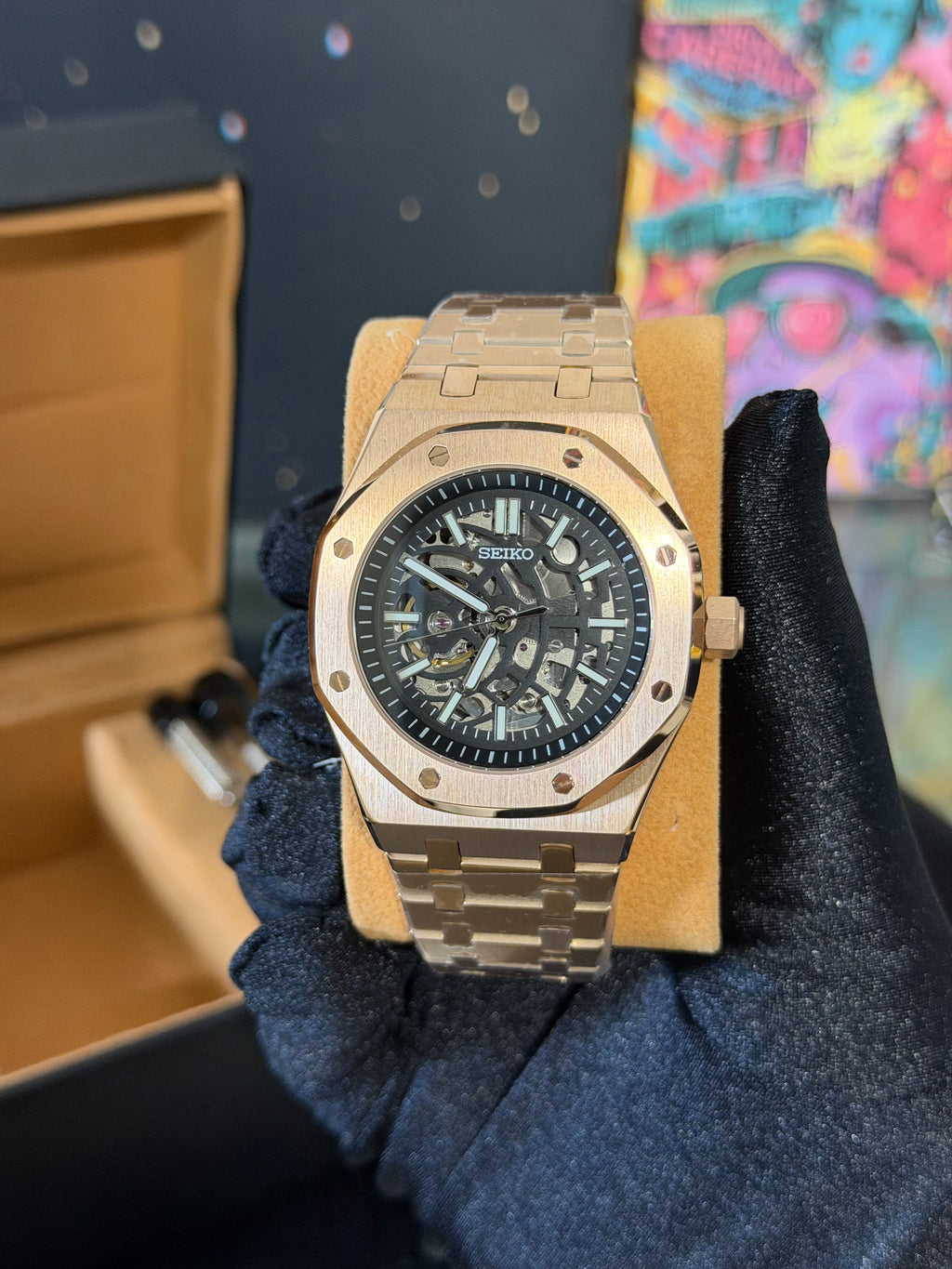 Royal Oak Rose Gold - Seiko Mod