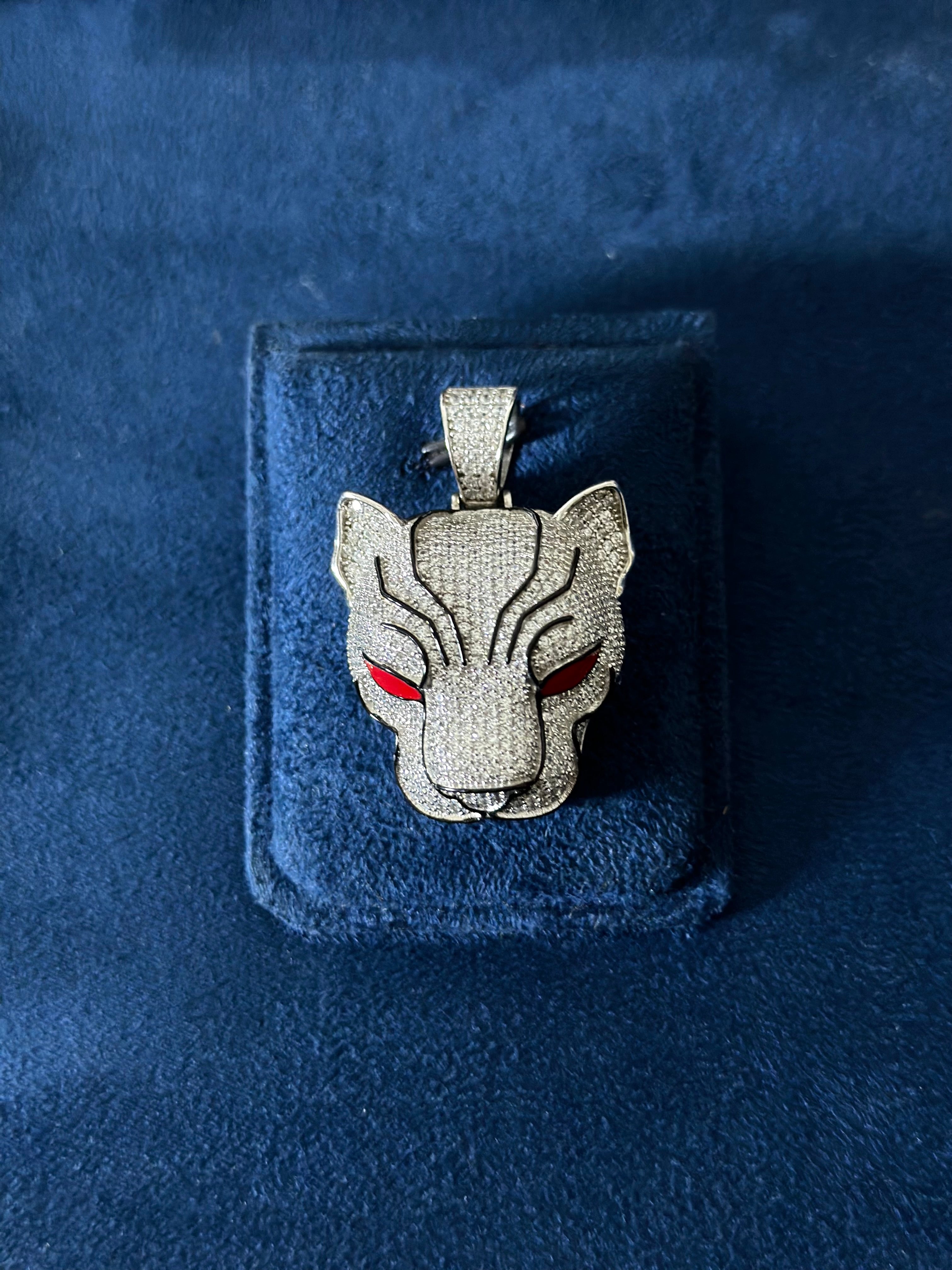 Dije Pantera Plata .925