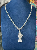 Dije Santa Muerte Chica Plata .925