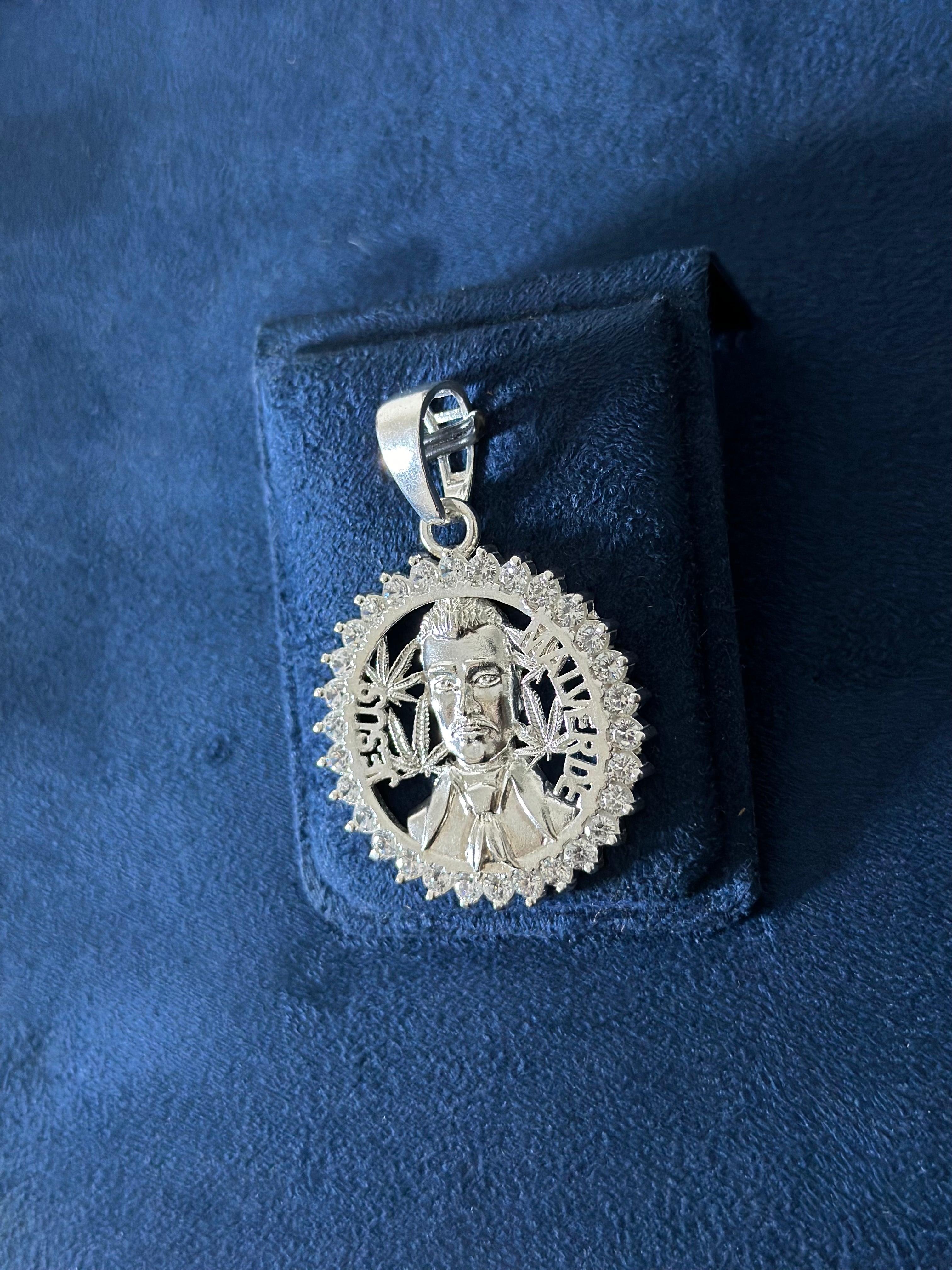 Dije Malverde Plata .925