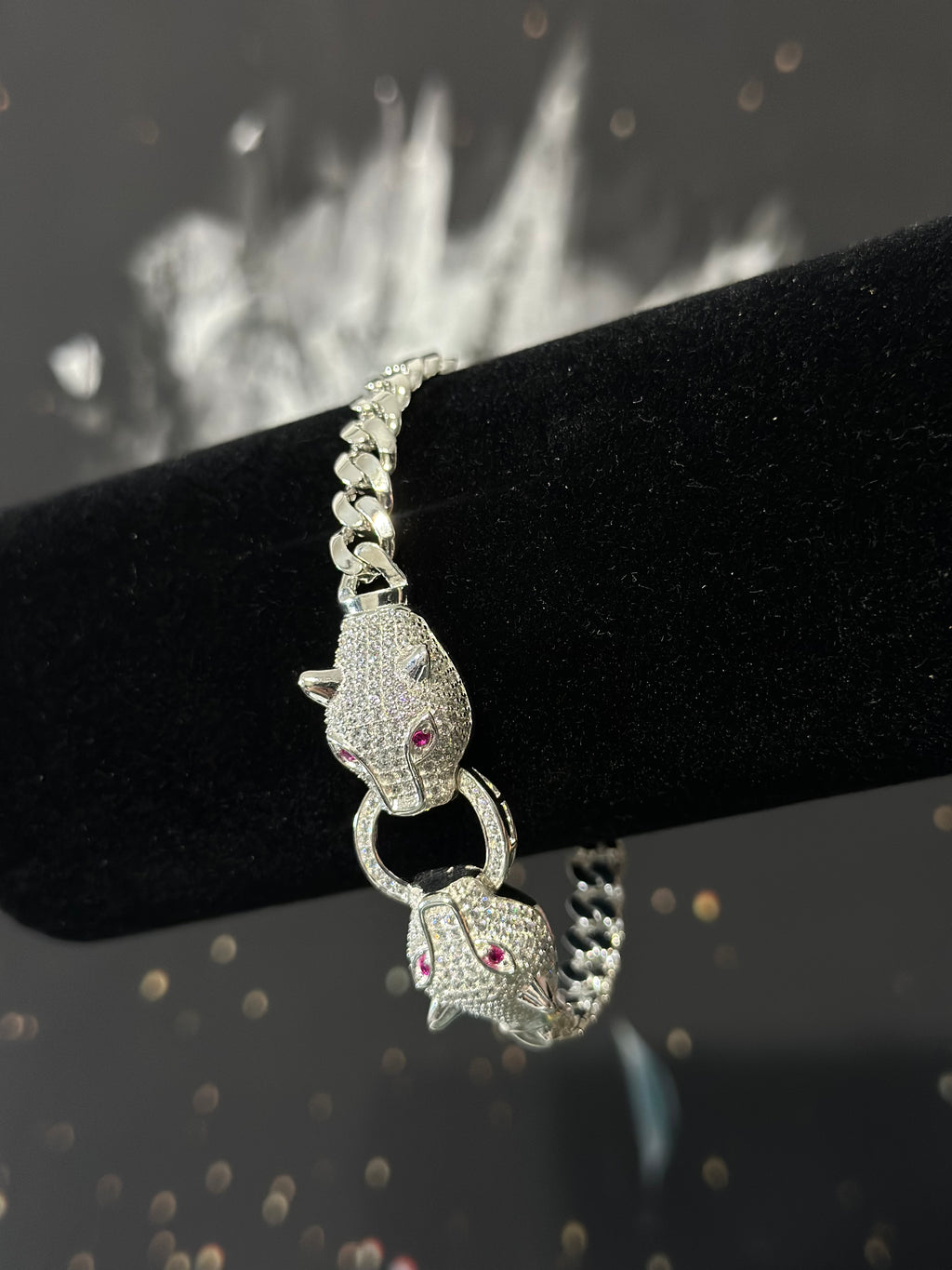 Pulsera Pantera Plata .925