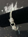 Pulsera Pantera Plata .925