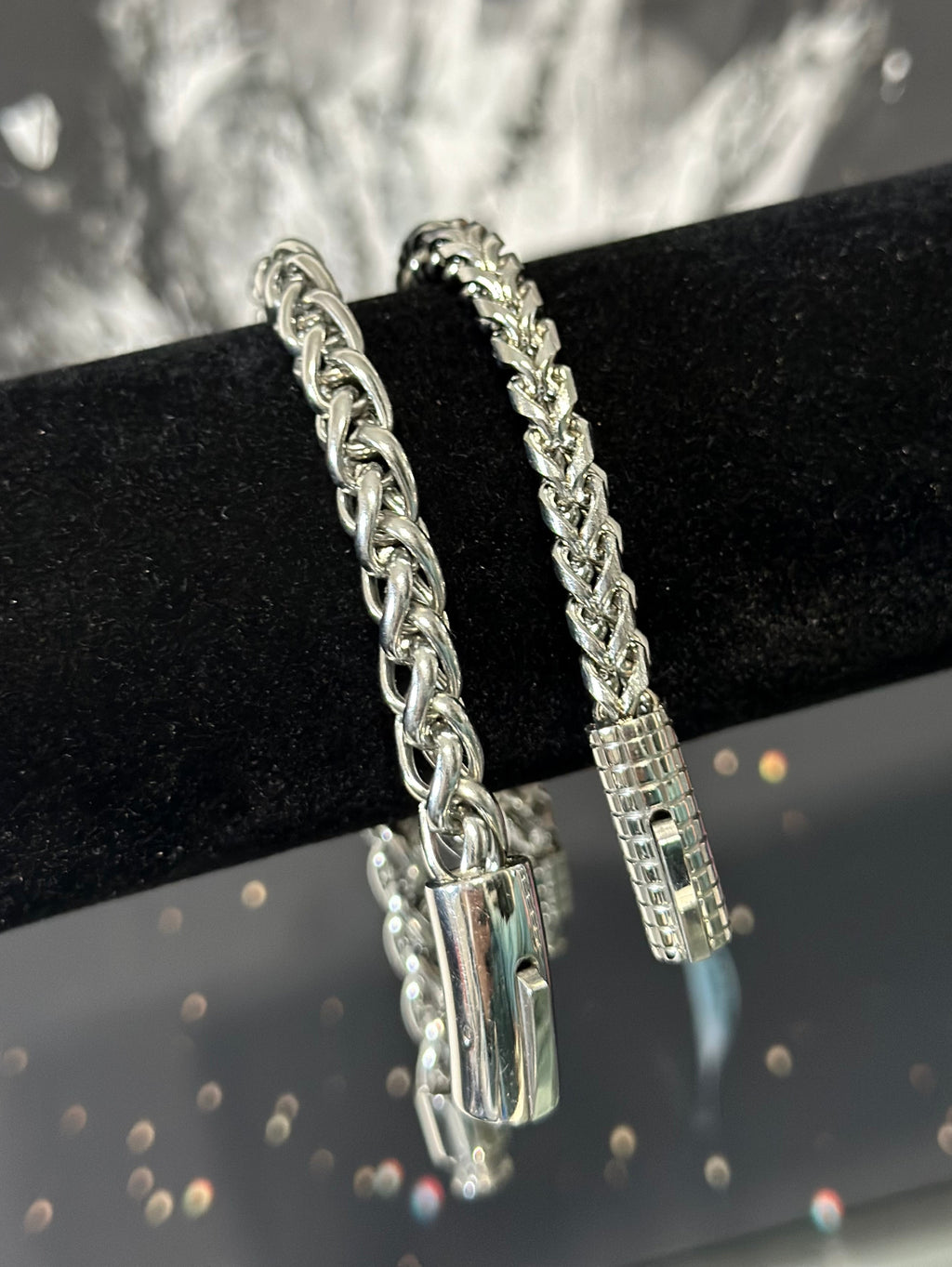 Pulsera Broche Cilindro Acero