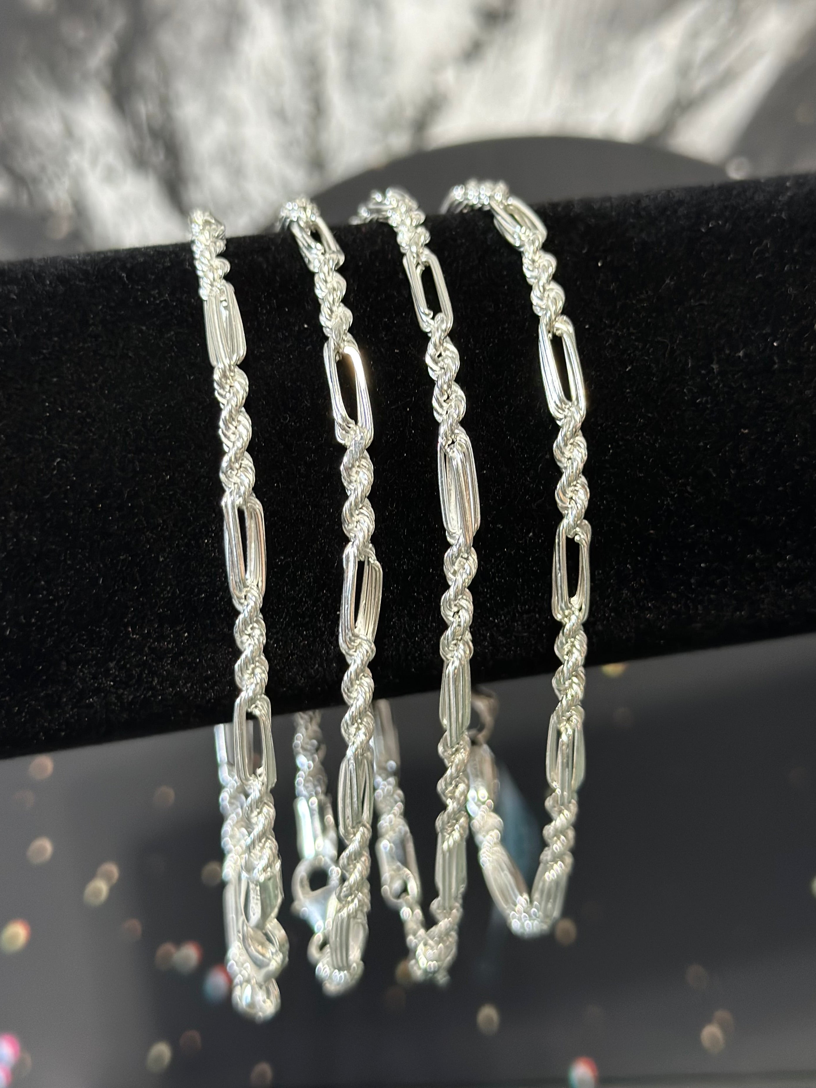 Pulsera Torzal Fígaro Plata .925