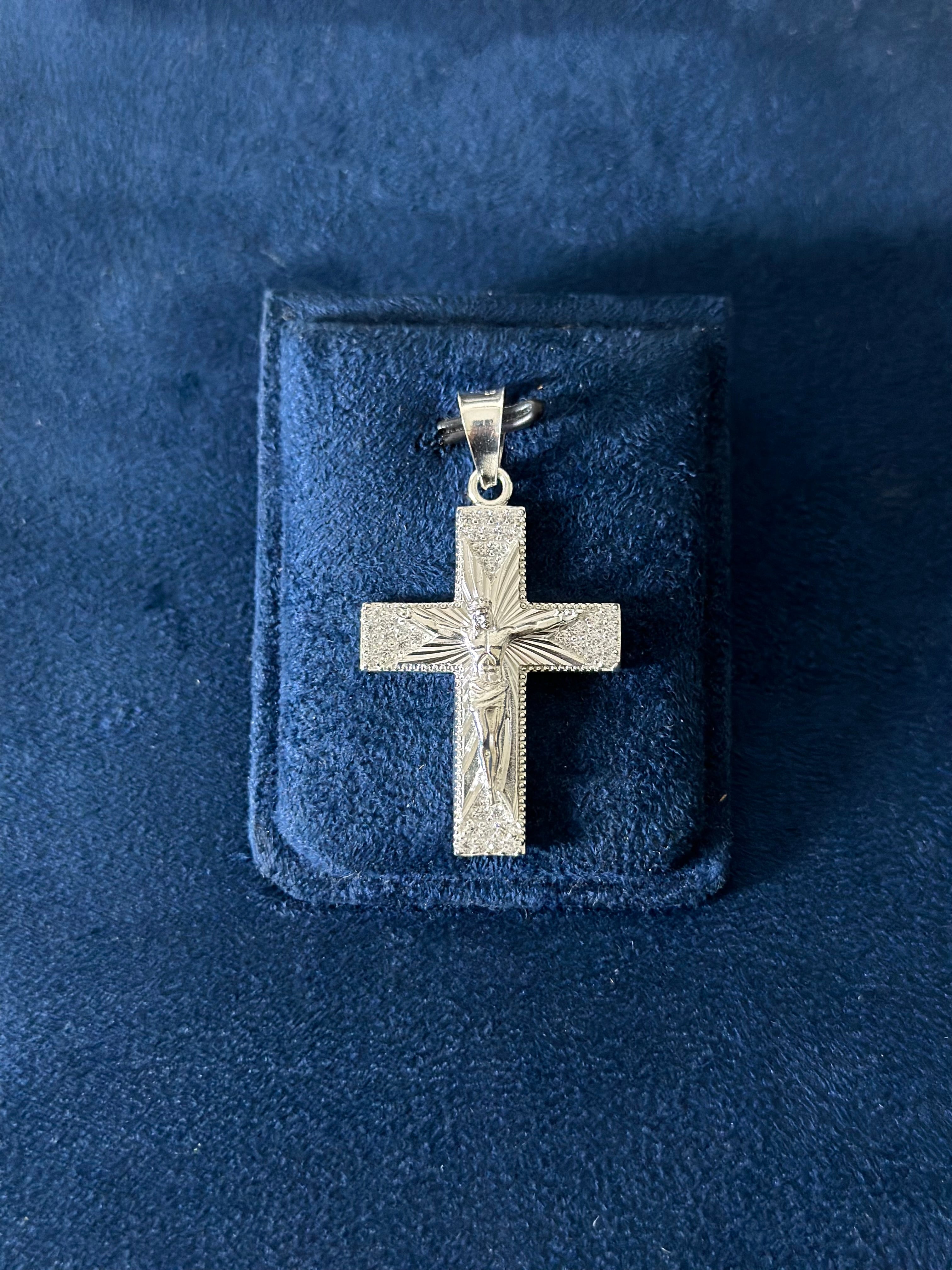 Dije Cruz Elegante Plata .925