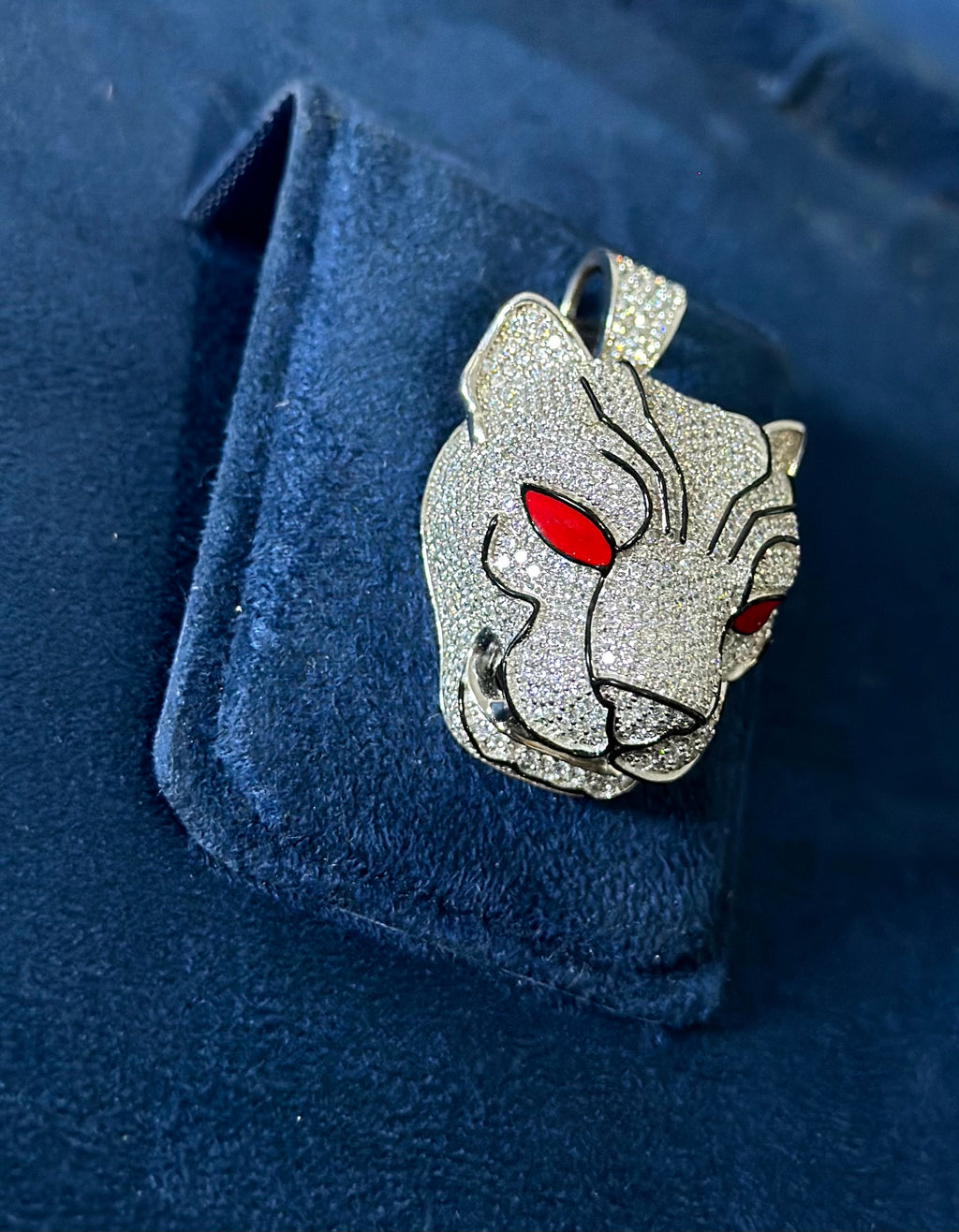 Dije Pantera Plata .925