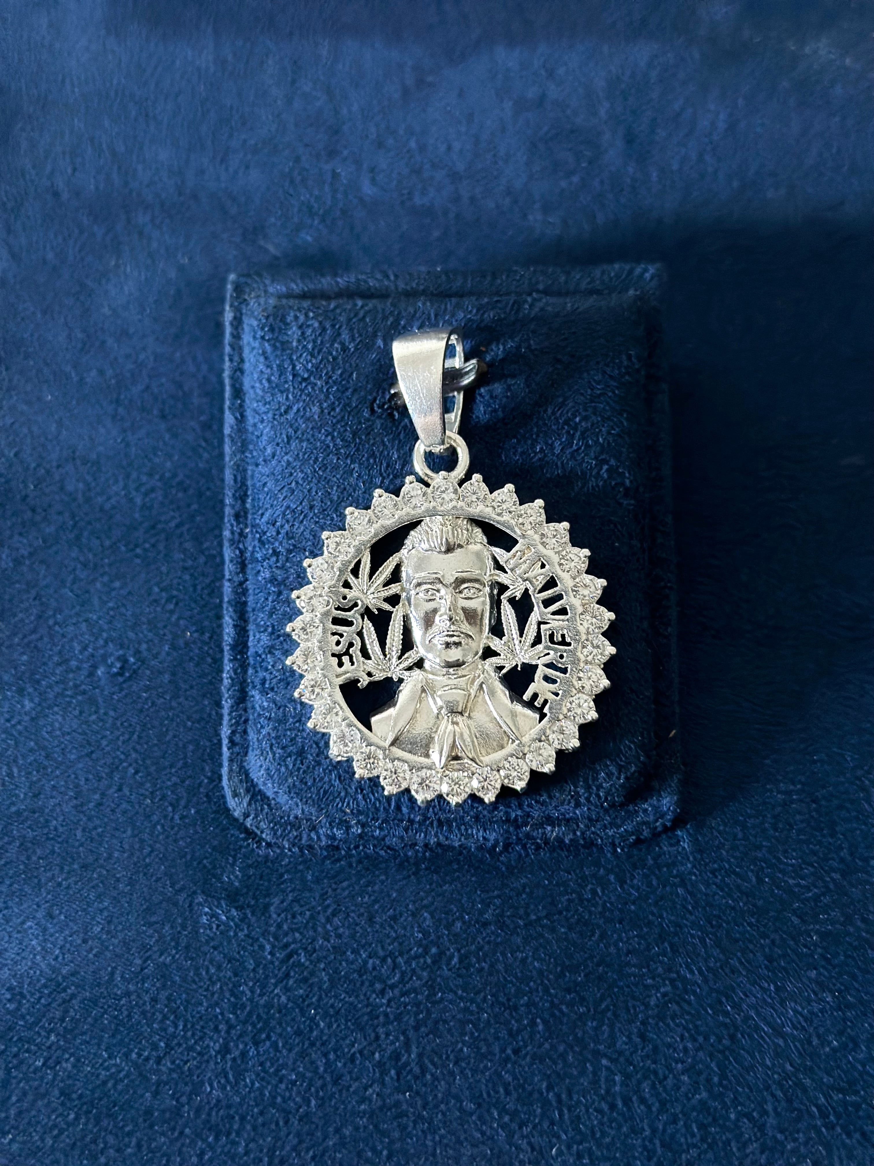 Dije Malverde Plata .925