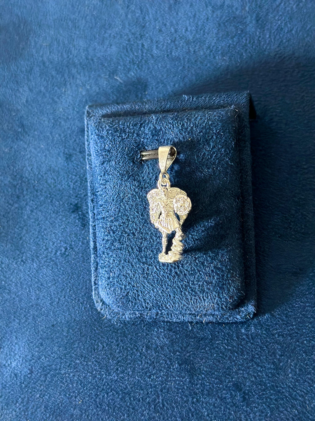 Dije Arcángel Cuerpo Plata .925