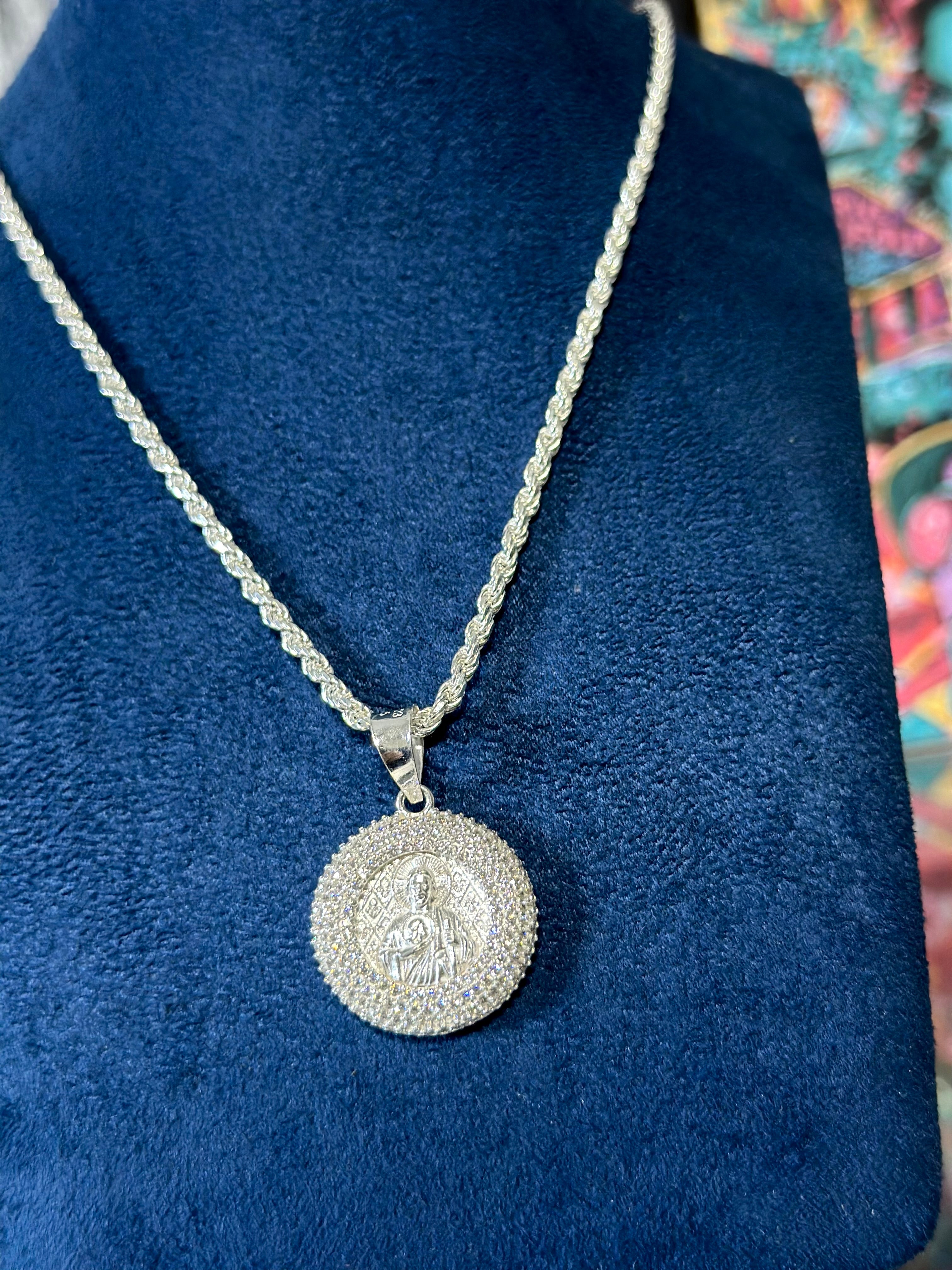 Dije Medalla San Judas Plata .925