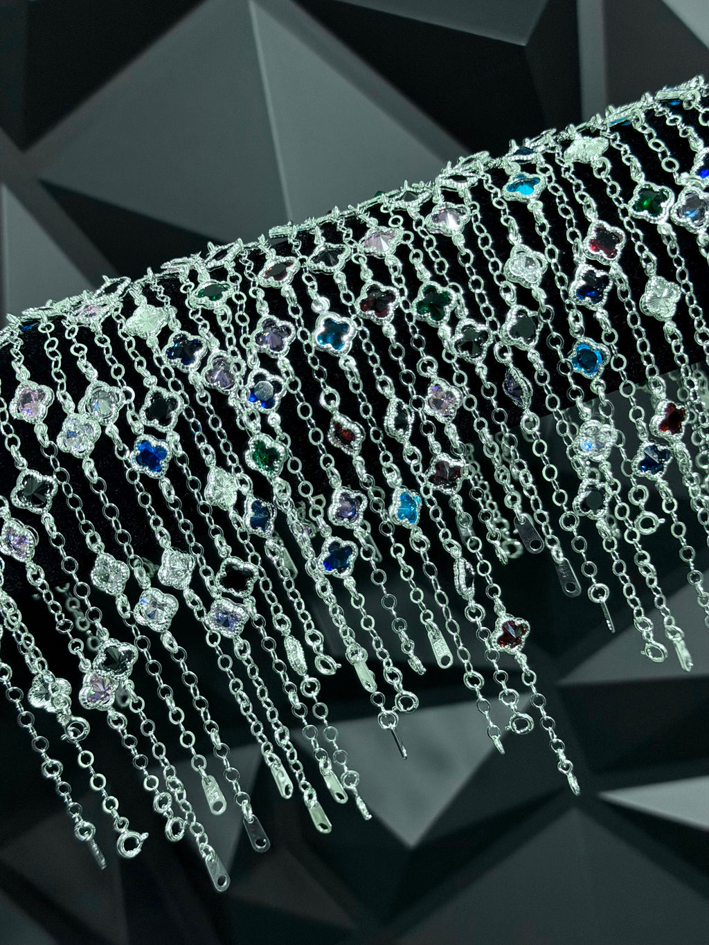 Pulsera Trébol VC tipo “Van Cleef” Chica Plata .925